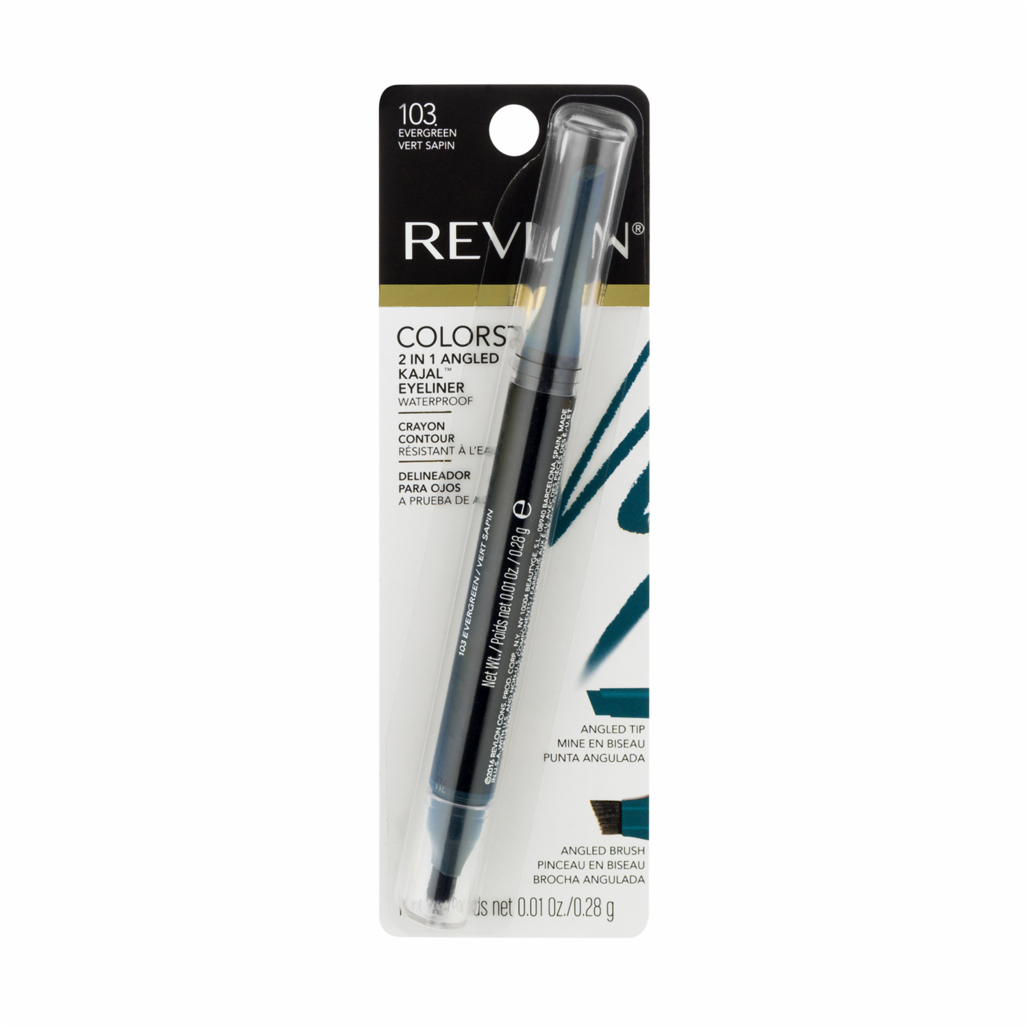 Delineador De Ojos Color Stay 2 En 1 Evergreen REVLON Unidad