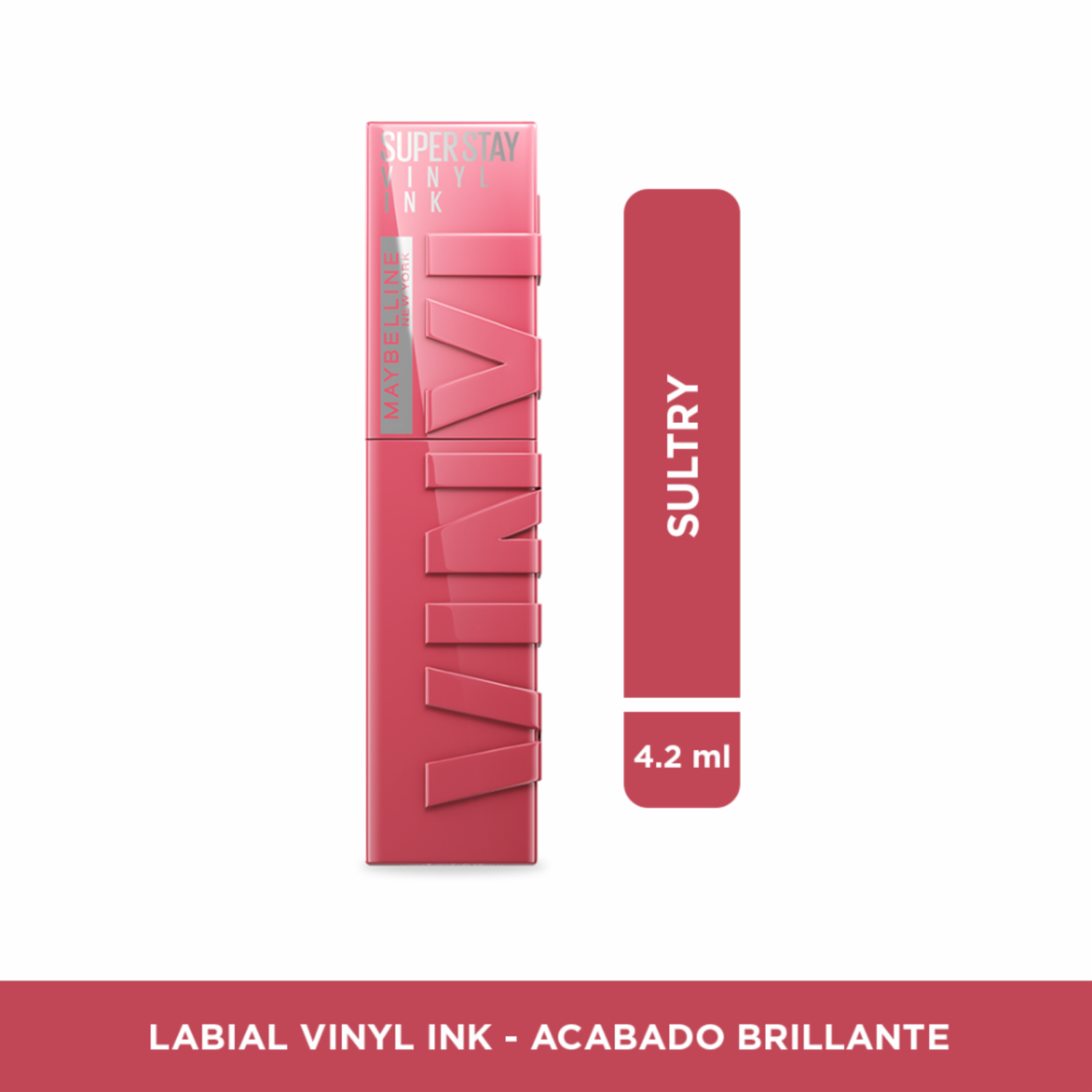 Labial Líquido Superstay  Vinyl Ink – Sultry 160 MAYBELLINE NEW YORK 4.20 Ml