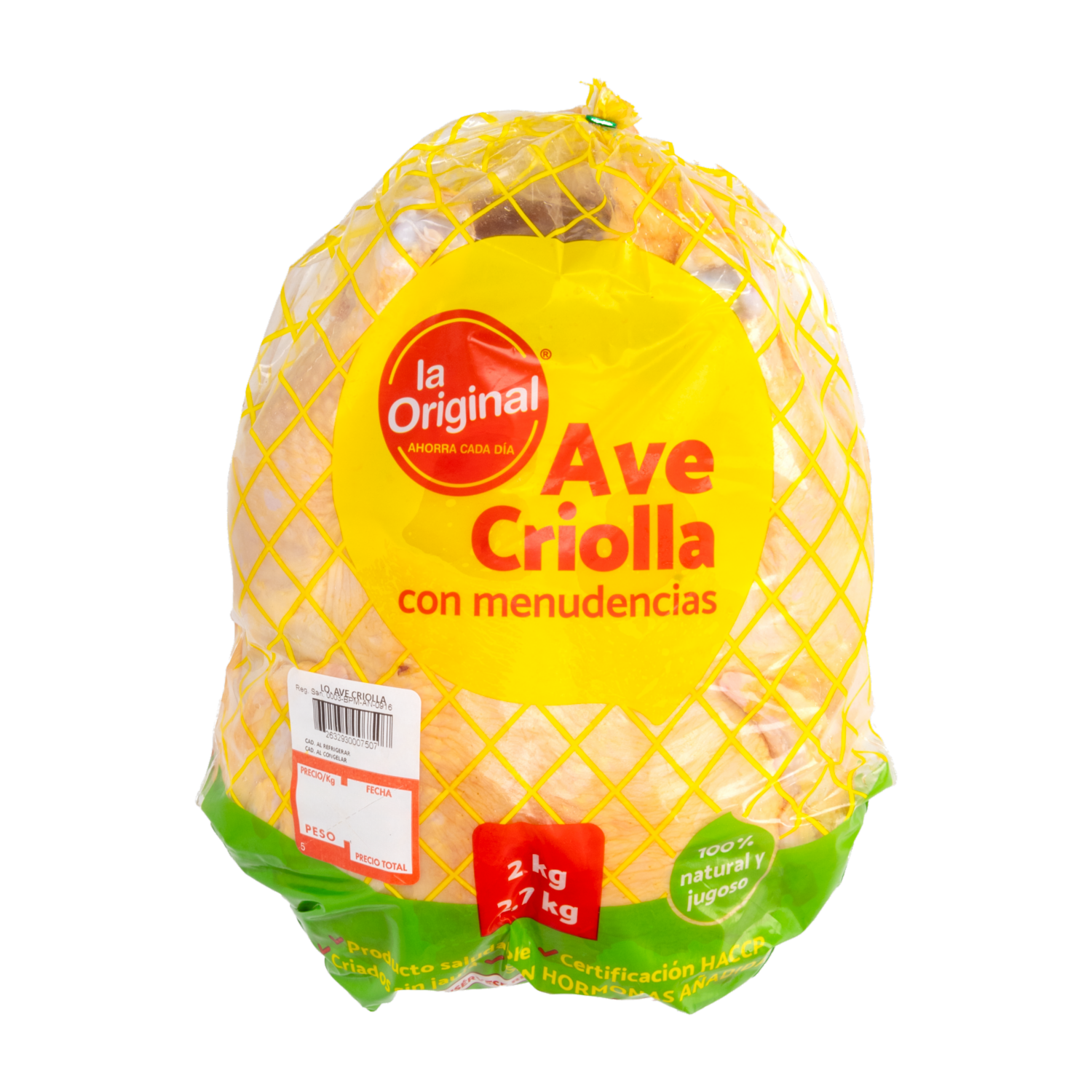 Pollo Criollo Con Menudencias LA ORIGINAL Al Peso