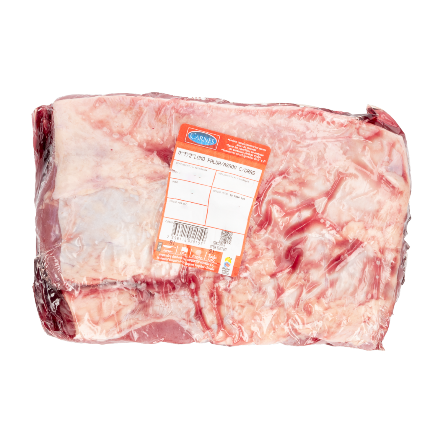Lomo De Falda/Asado Con Grasa De Res SUPERCARNES Al Peso