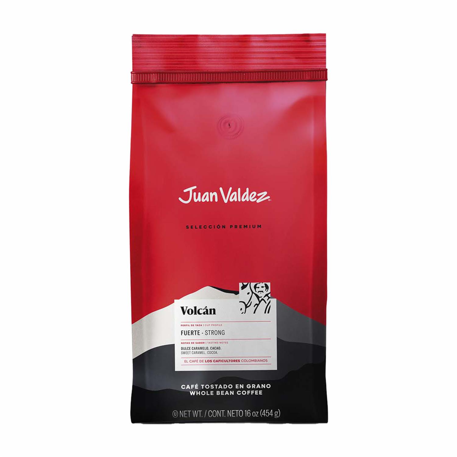 Café En Grano Volcán JUAN VALDEZ 454 G