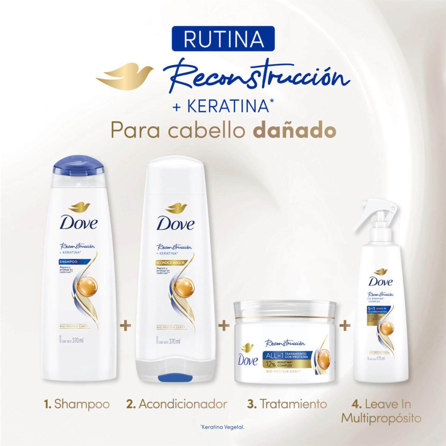 Tratamiento Capilar Reconstrucción Con Proteína DOVE 300 G - Imagen 3