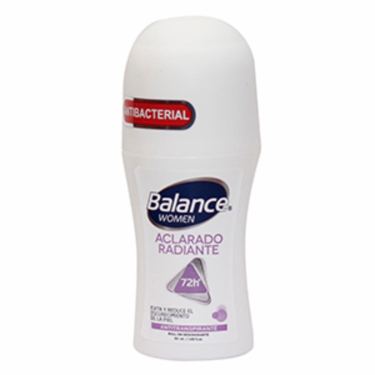 Desodorante En Roll On Aclarado Radiante Women BALANCE 50 ml