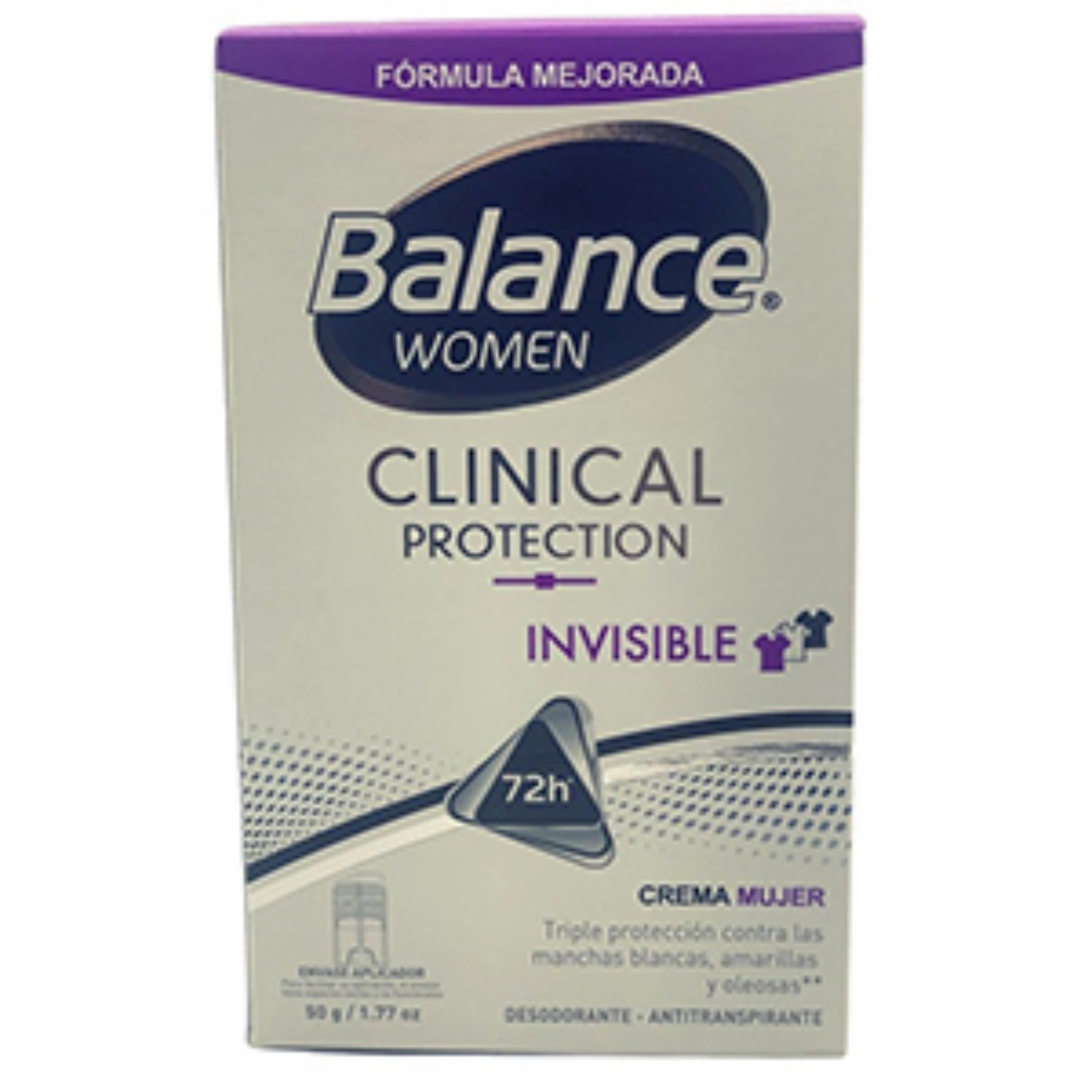 Desodorante En Barra Clinical Invisible Woman BALANCE 50 g