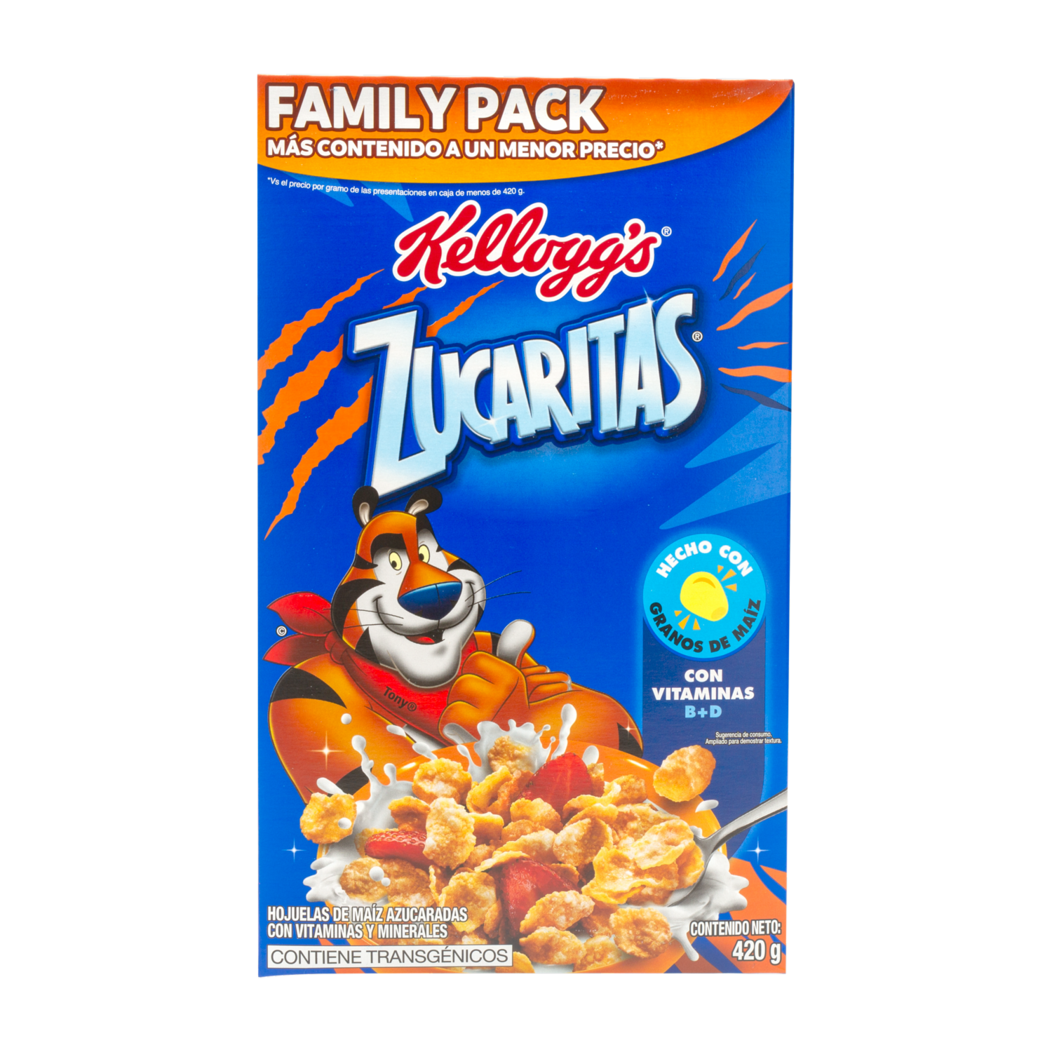 Cereal En Hojuelas Azucaradas ZUCARITAS 420 G