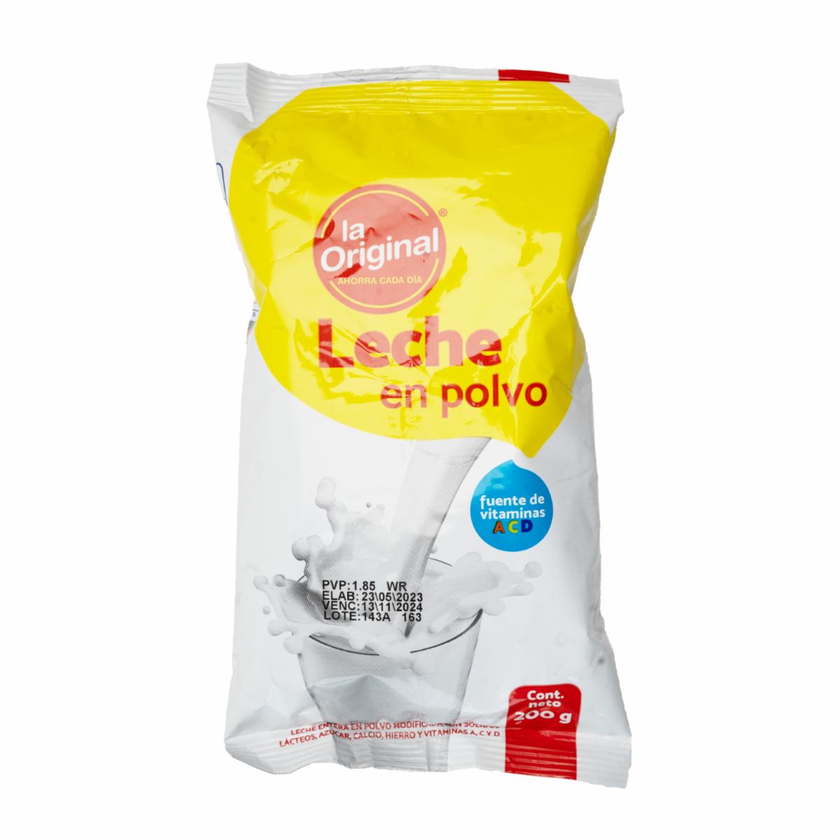 Leche En Polvo LA ORIGINAL 200 G