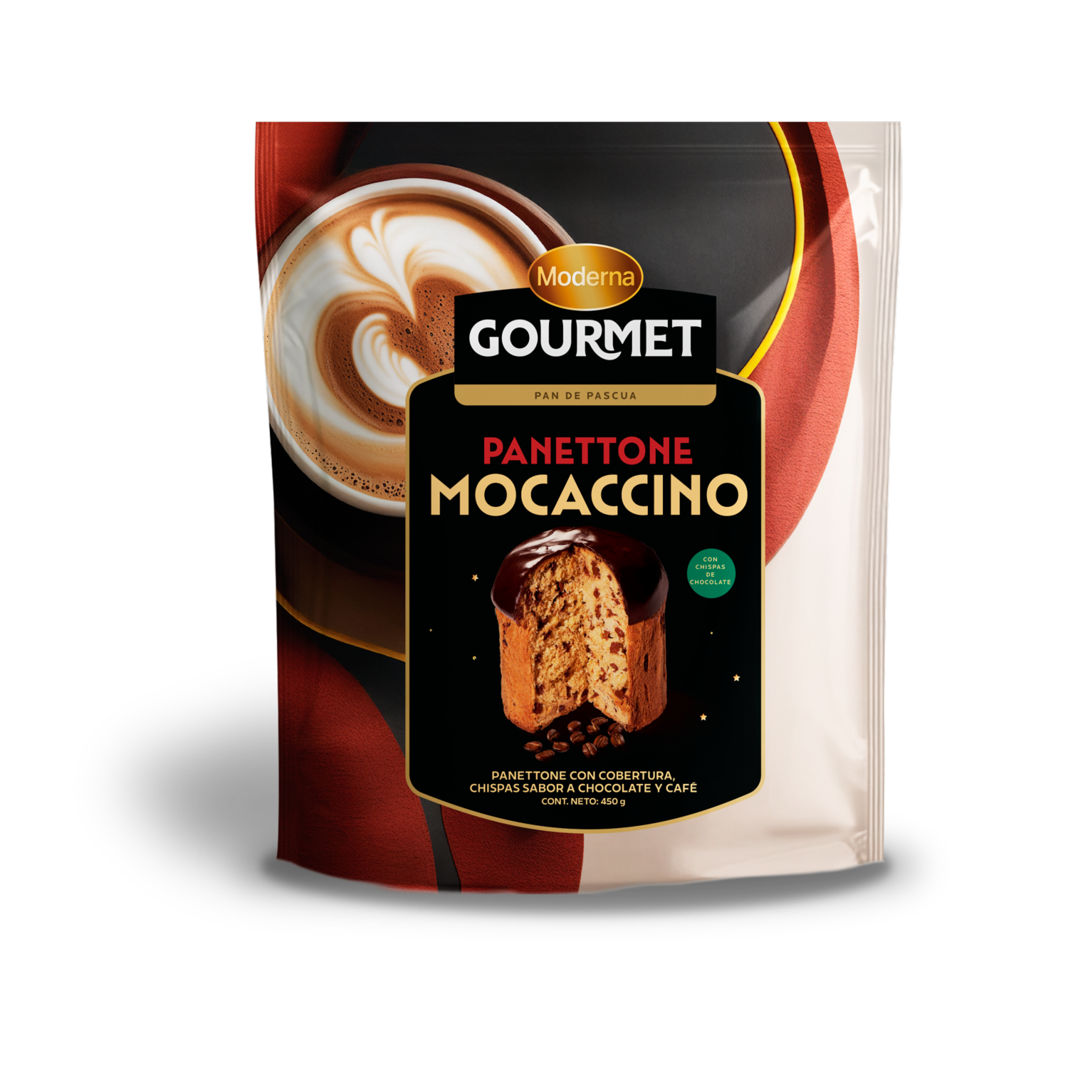 Panettone Gourmet Mocca MODERNA 450 G