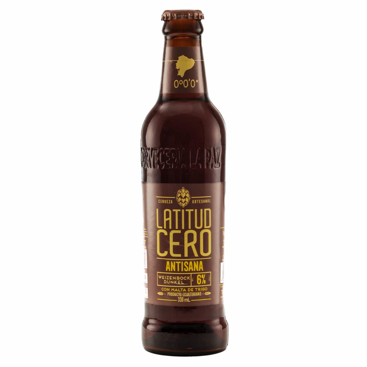 Cerveza Antisana LATITUD CERO 6 X 330 Ml