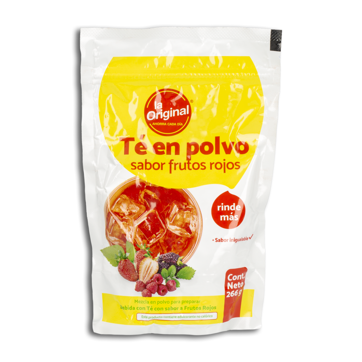 Bebida En Polvo Sabor A Frutos Rojos LA ORIGINAL 266 G