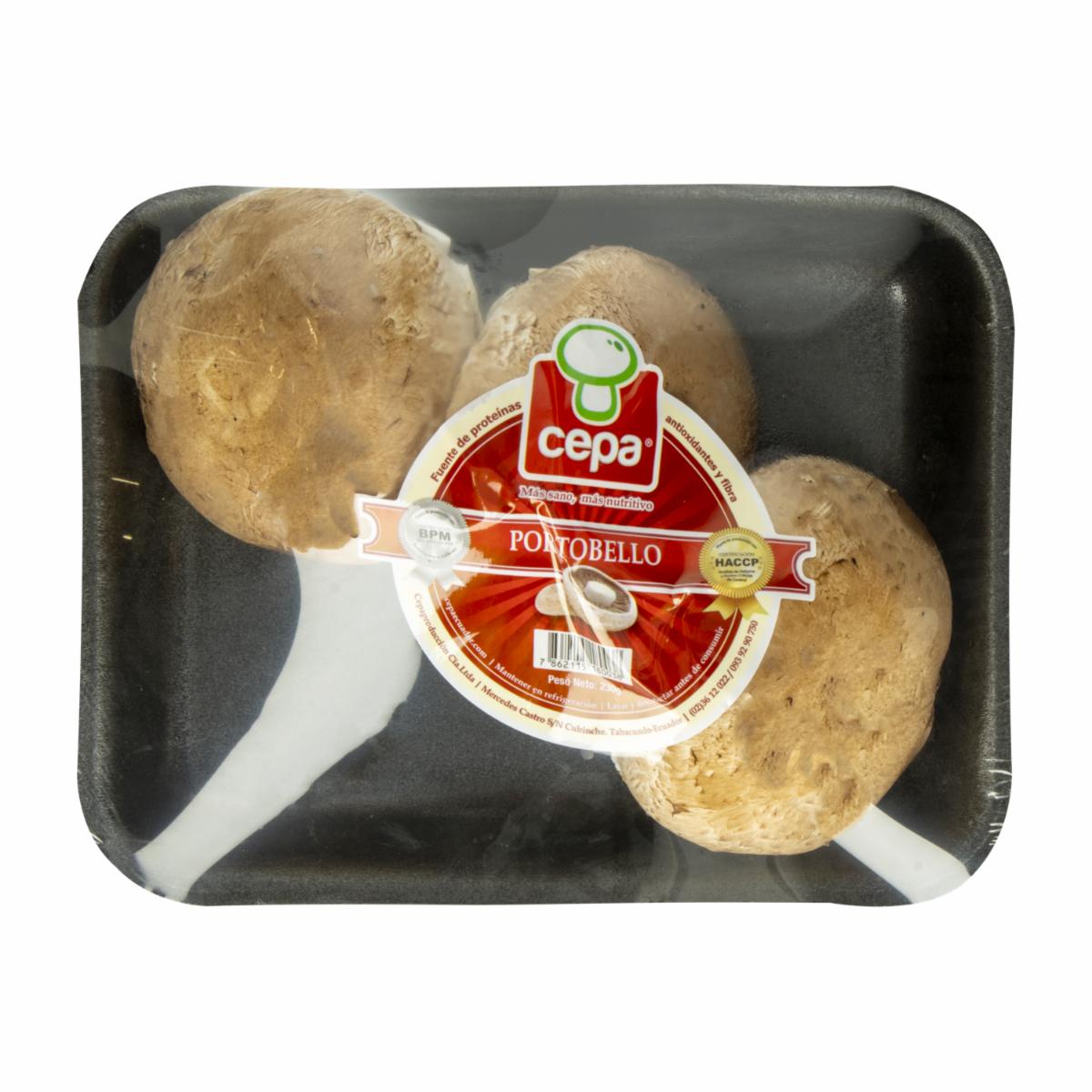 Champiñónes Portobello Entero Bandeja CEPA 230 G