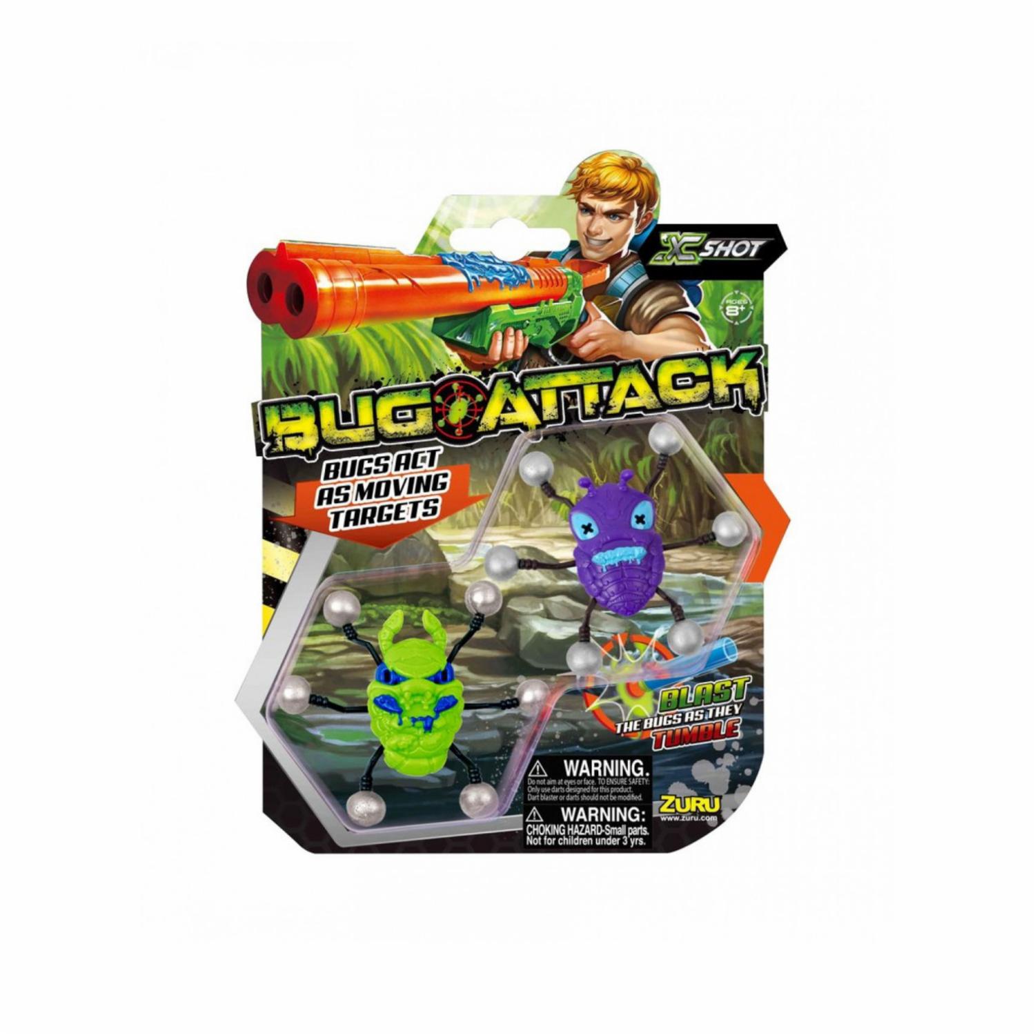 Set De Juego Insectos Pegajosos X SHOT Colores Surtidos