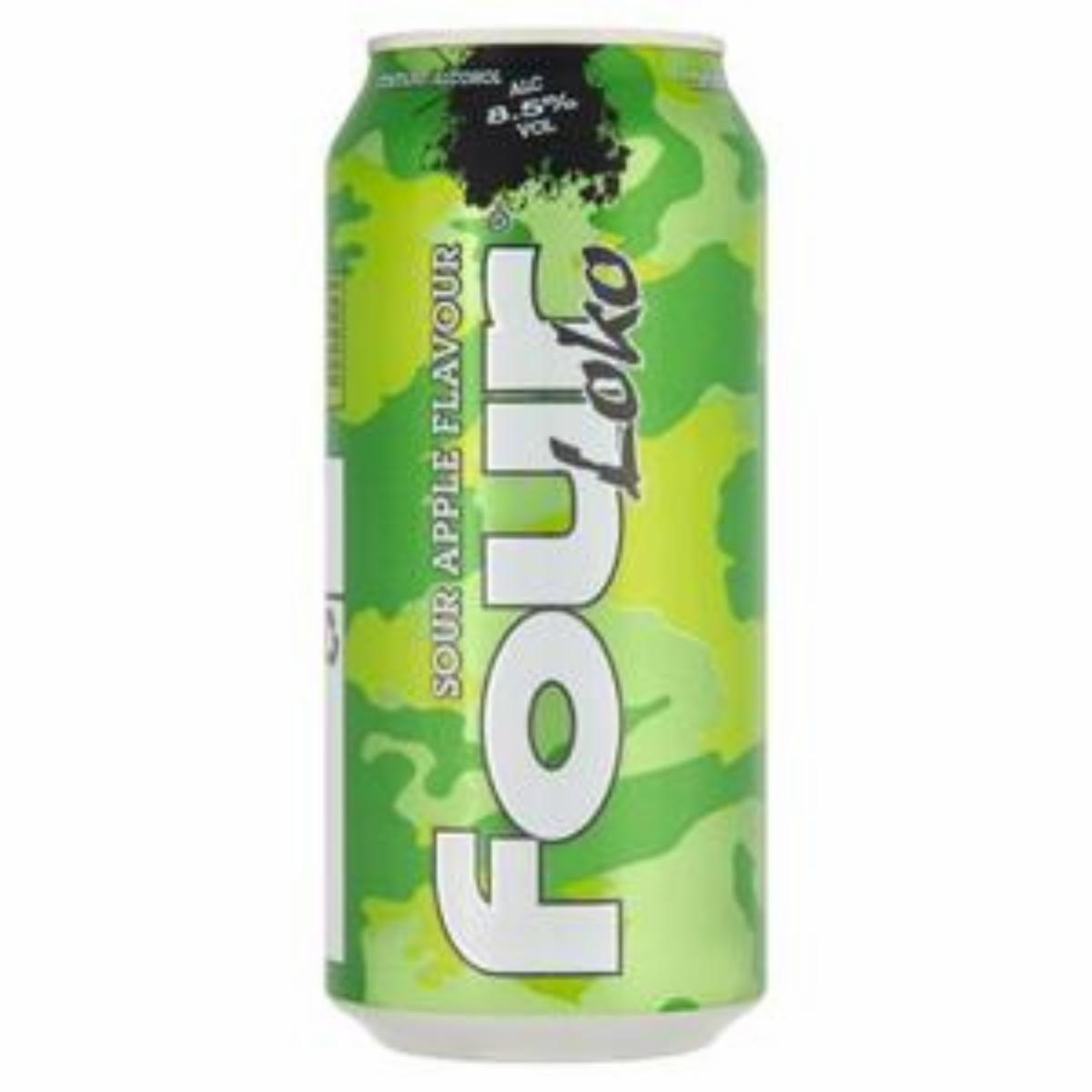 Coctel Sour Green FOUR LOKO 440 Ml