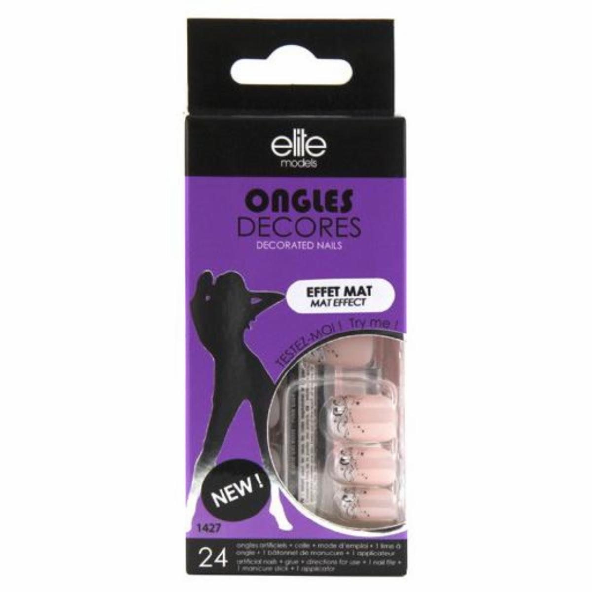 Uñas Postizas Pintadas Rojas ELITE Unidad