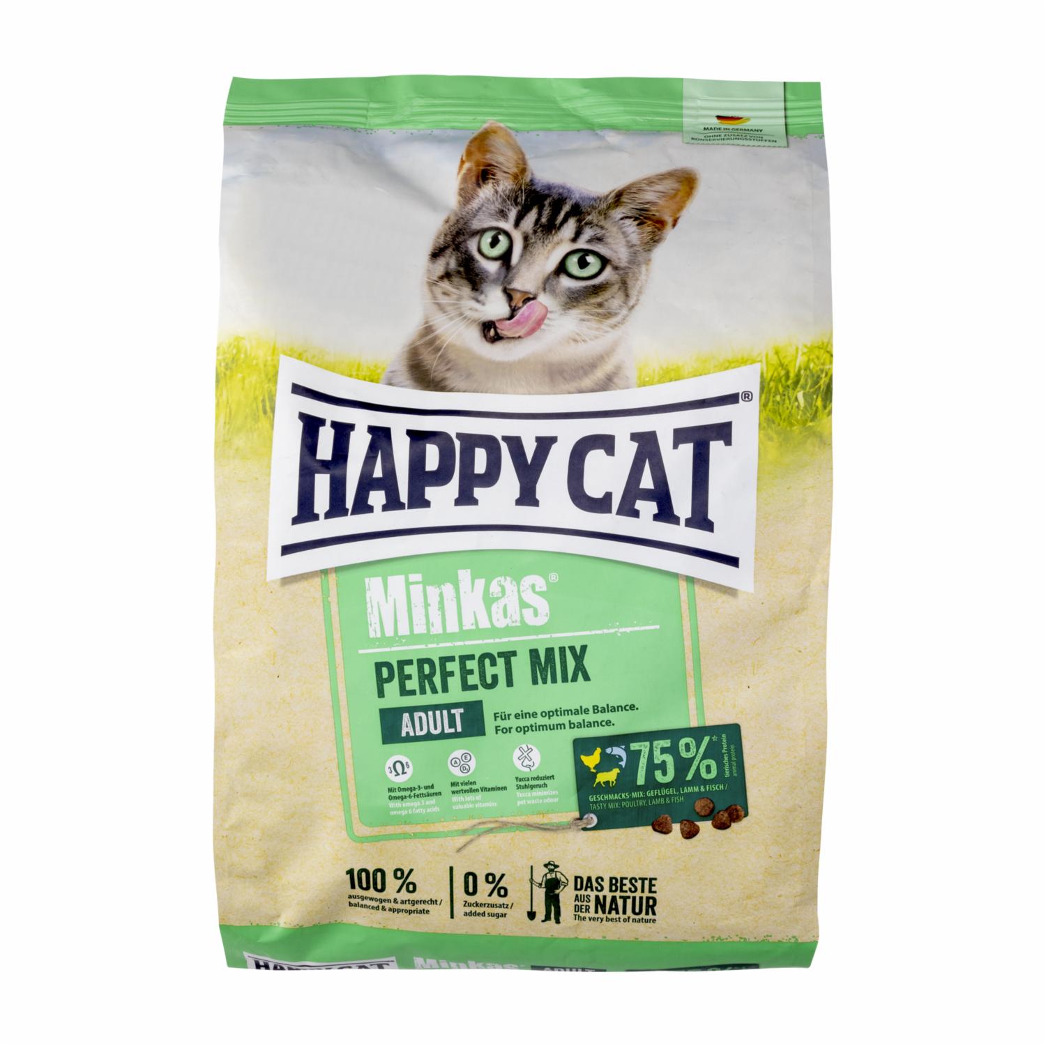 Alimento Para Gatos Minkas Perfect Mix HAPPY CAT 4 Kg