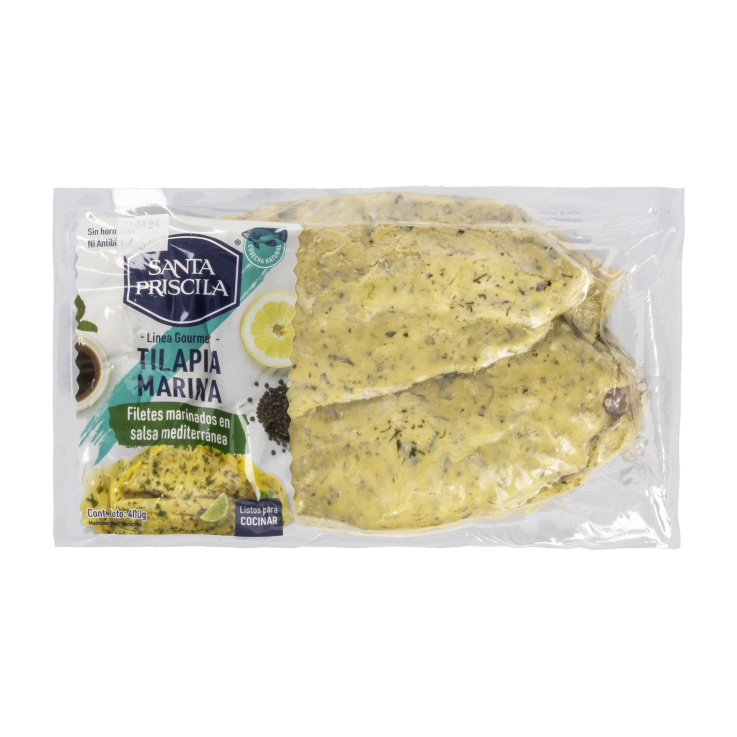 Tilapia Marinada Salsa Mediterranea SANTA PRISCILA 400 G