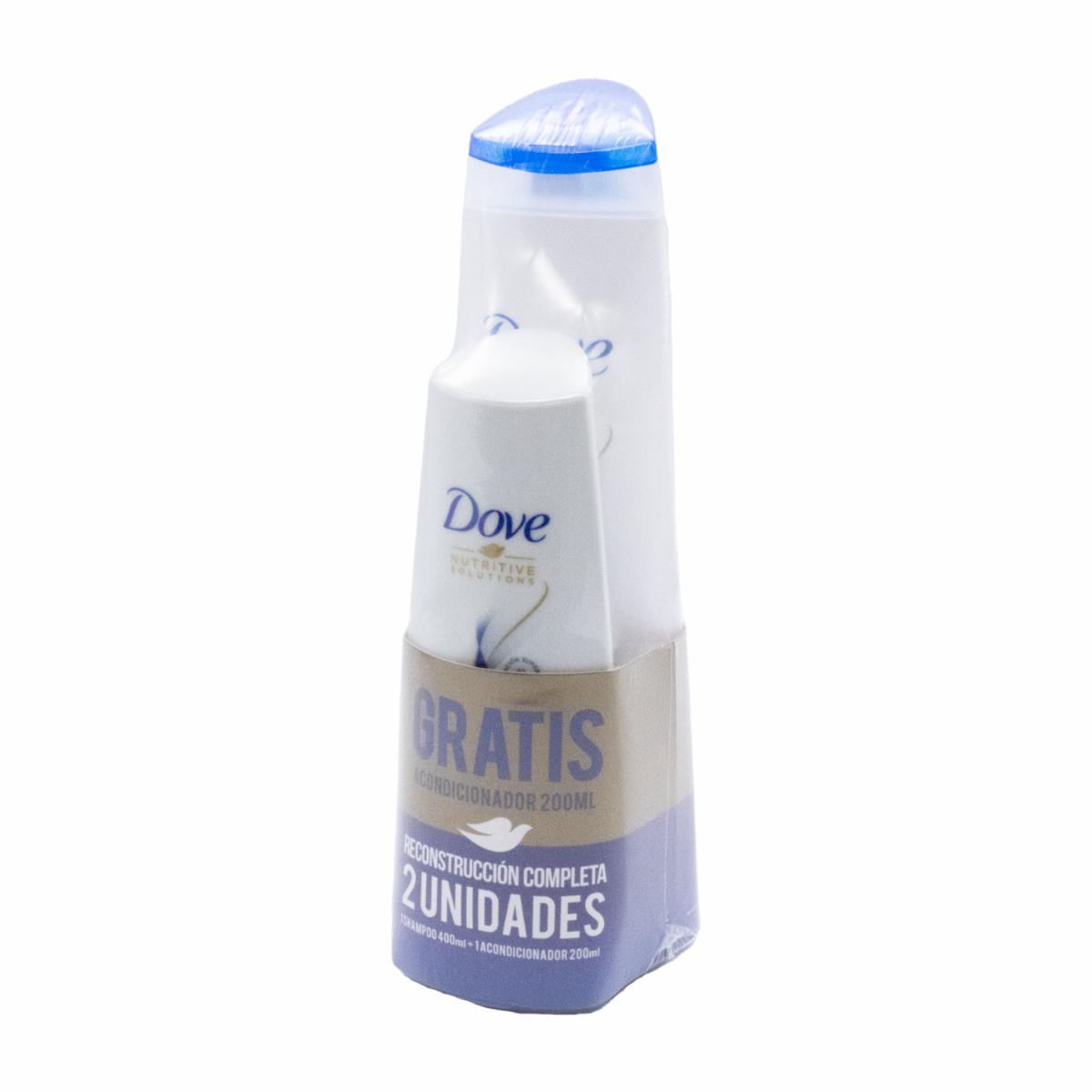 Shampoo Y Acondicionador Reconstrucción Completa DOVE 2 X 400 Ml
