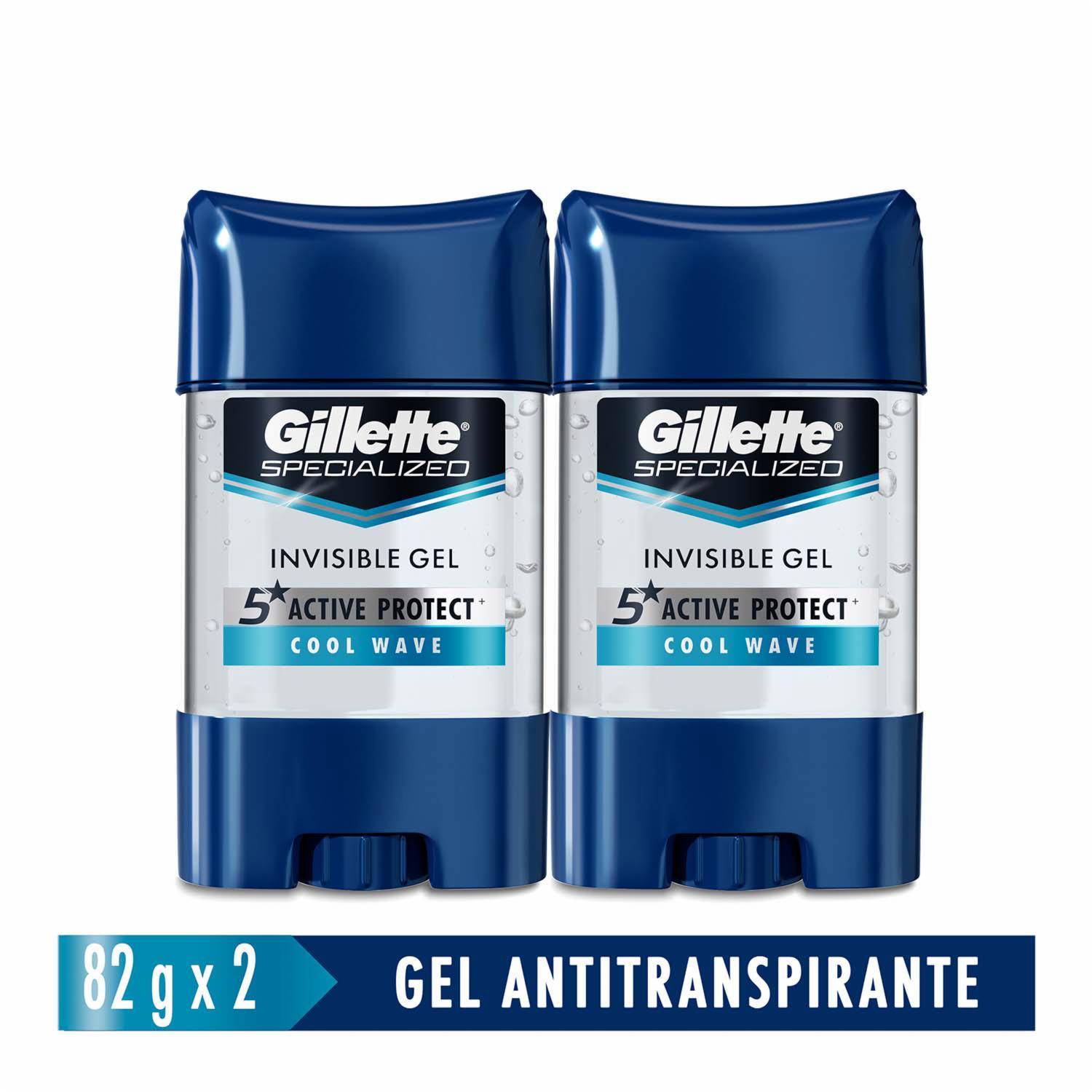 Desodorante En Roll On Gillette Deo.Gel Cool Wave GILLETTE 2 X 82 Gr