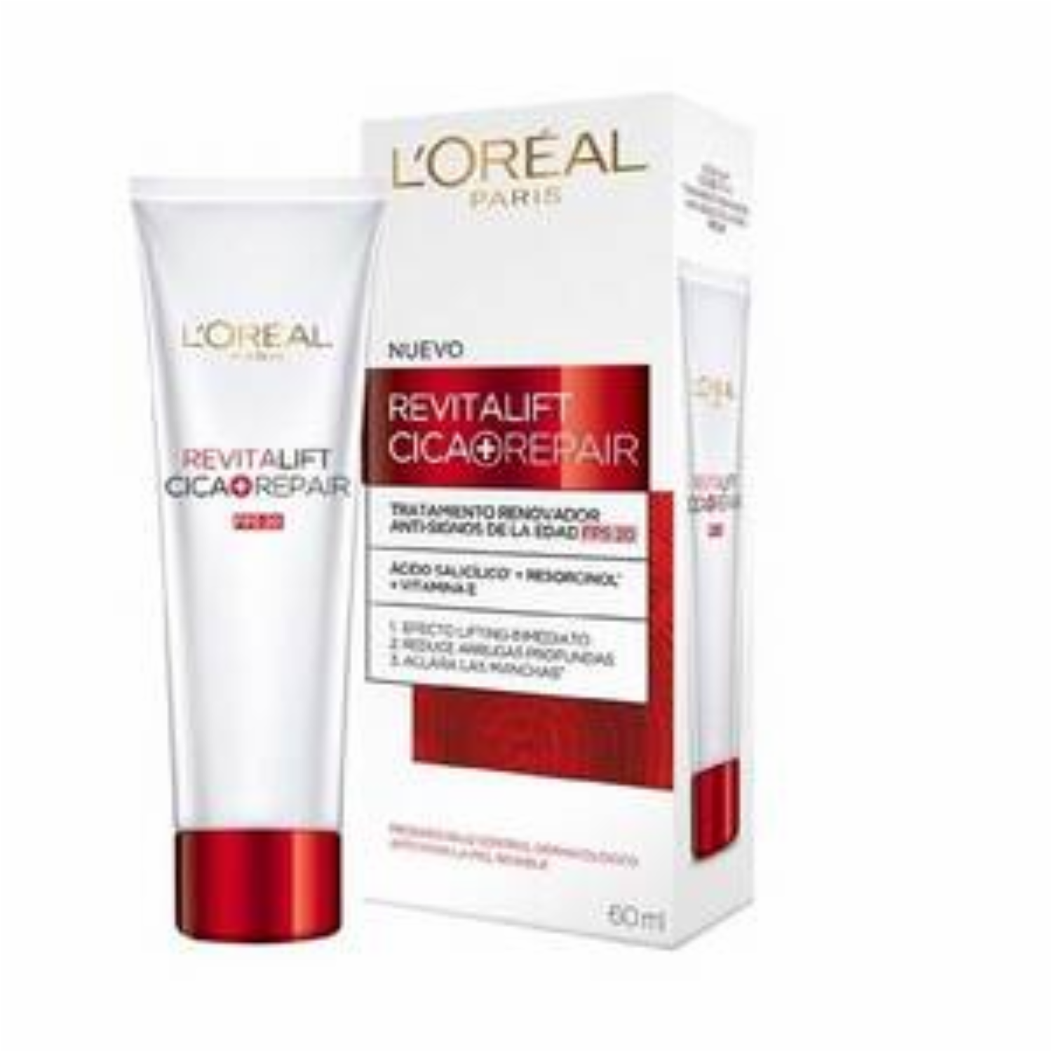 Crema Facial Antiarrugas Skin Care Revitalif Cica Repa ir L’ORÉAL 60 Ml