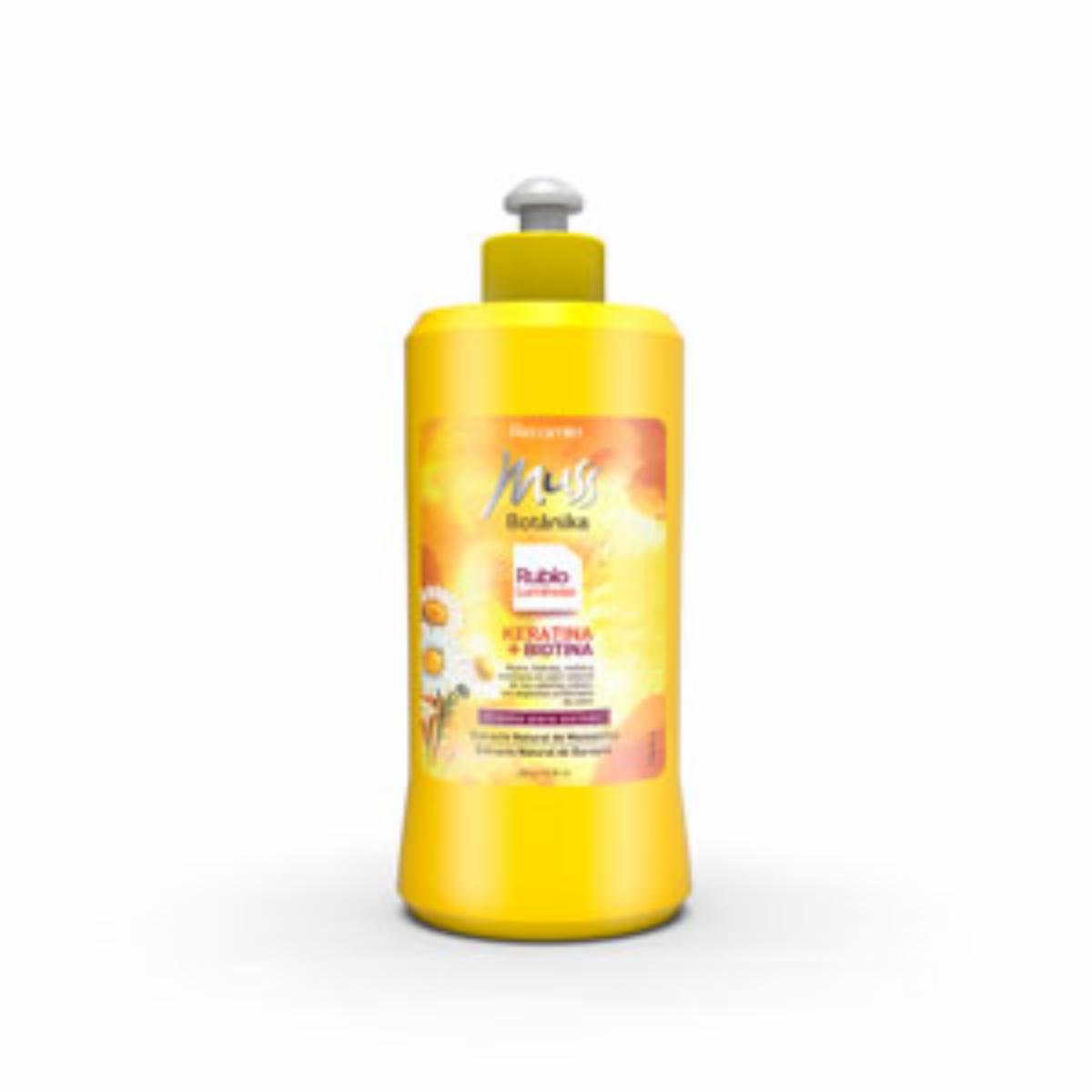 Crema De Peinar Rubios Luminosos Keratina Y Biotina MUSS 300 G