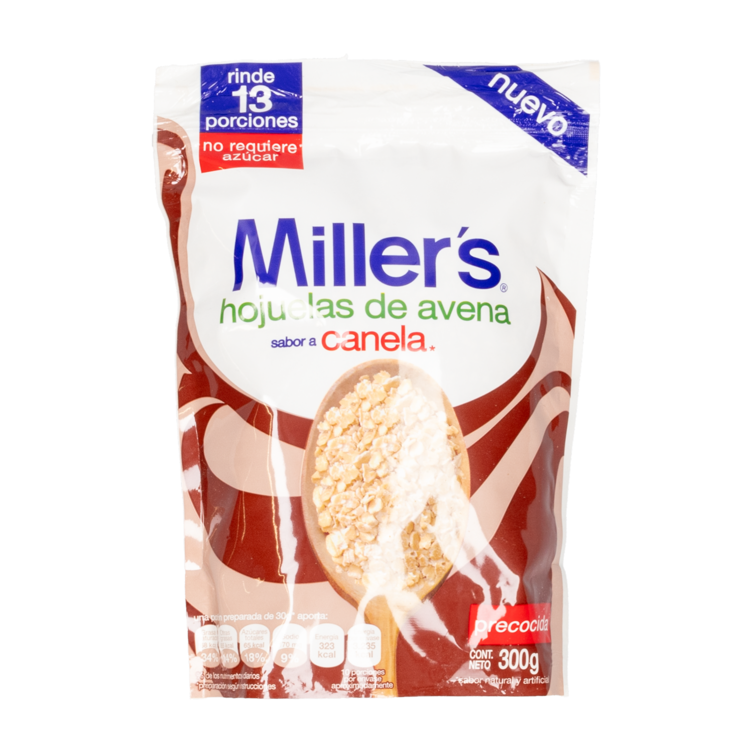 Hojuelas De Avena Con Canela MILLER’S 300 G