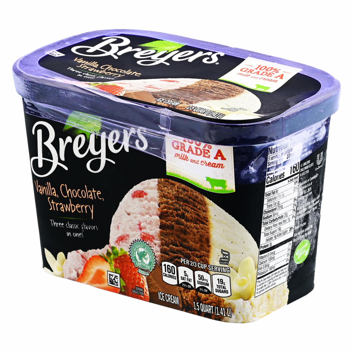 Helado Crema Vainilla Con Chocolate BREYERS Tarrina