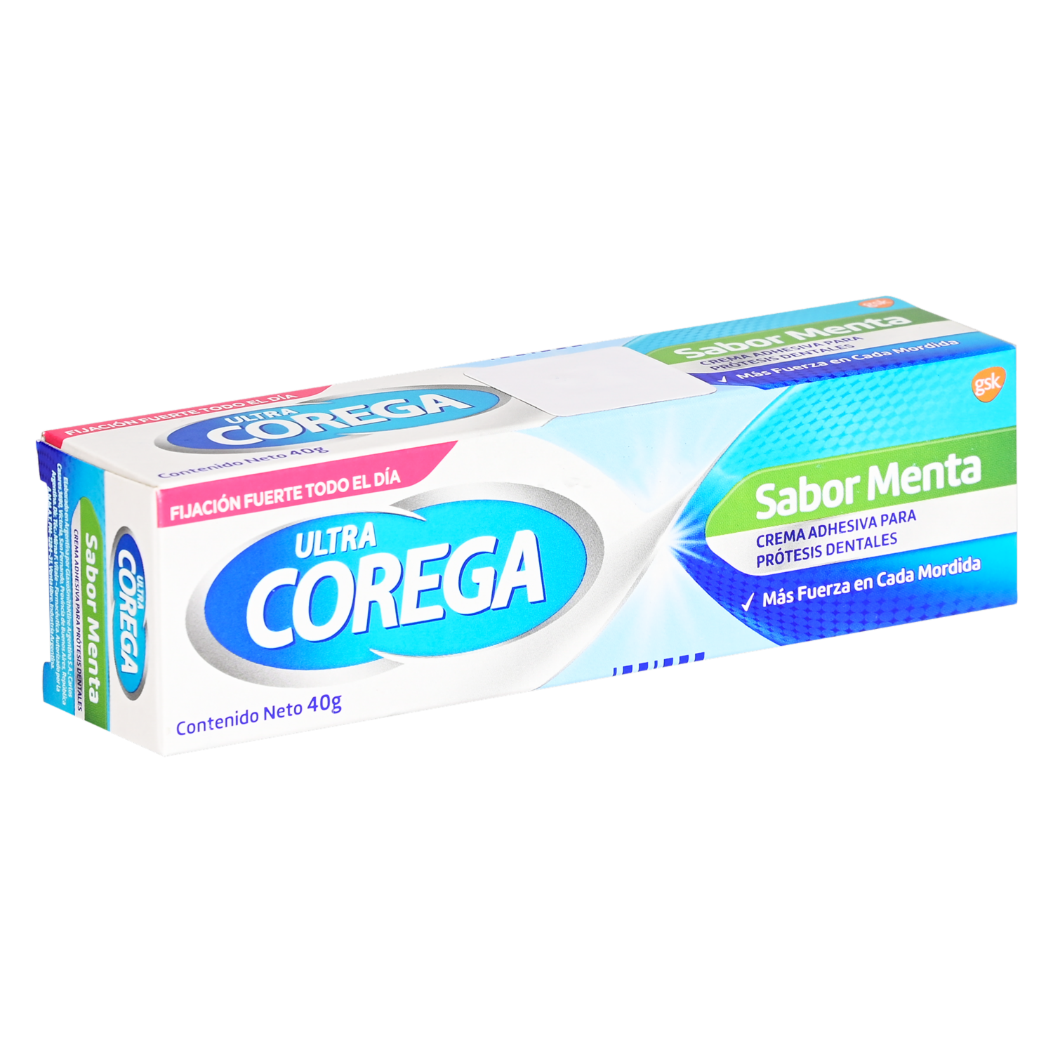 Adhesivo Dental Para Prótesis Sabor A Menta COREGA 40 G
