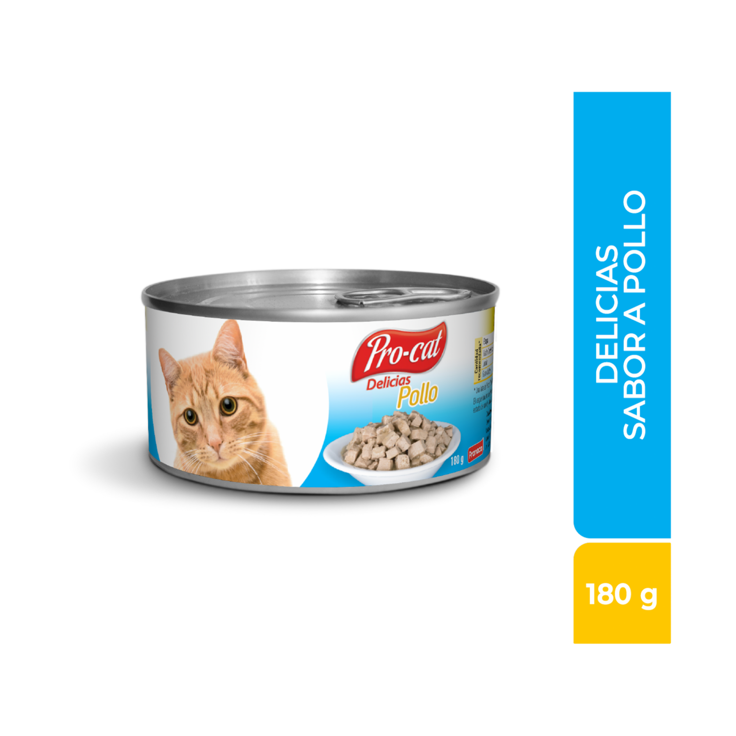 Alimento Húmedo Para Gatos Sabor A Pollo PRO-CAT DELICIAS 180 G