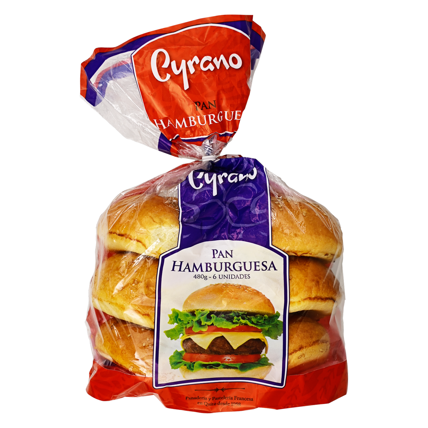 Pan Para Hamburguesa CYRANO 480 G