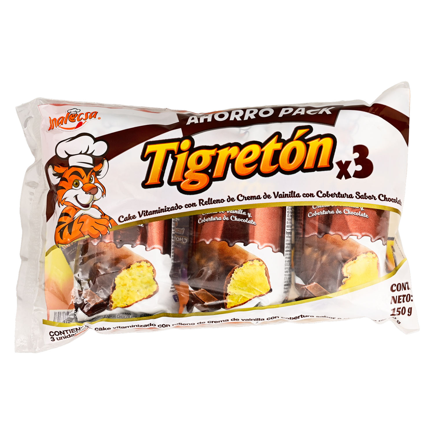 Pack De Pastelillos Tigretón INALECSA 150 G