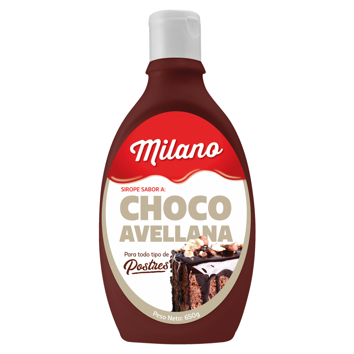 Sirope Sabor A Choco Avellana MILANO 650 G