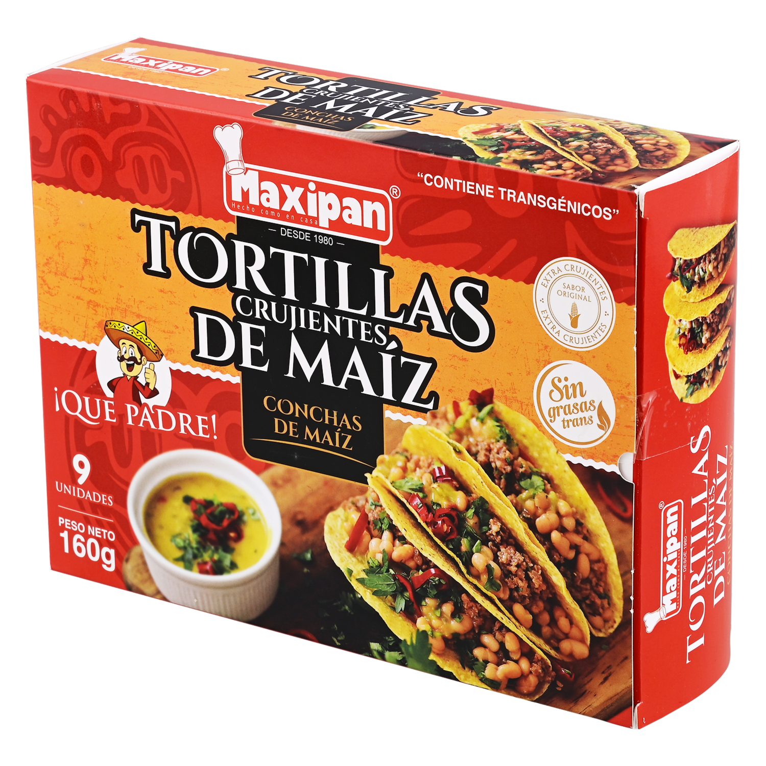Conchas De Maíz MAXIPAN 160 G