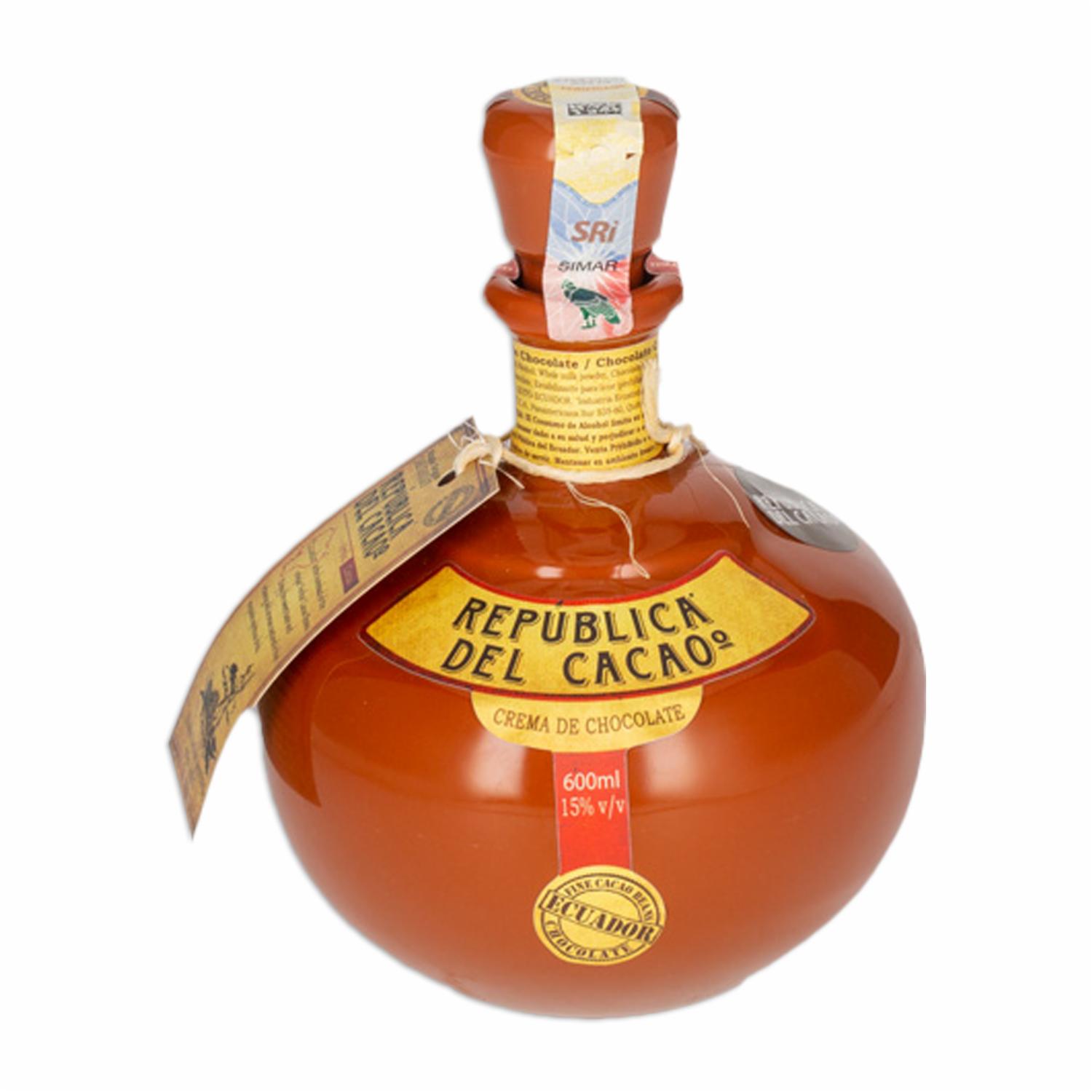 Licor Chocolate REPUBLICA DEL CACAO Botella