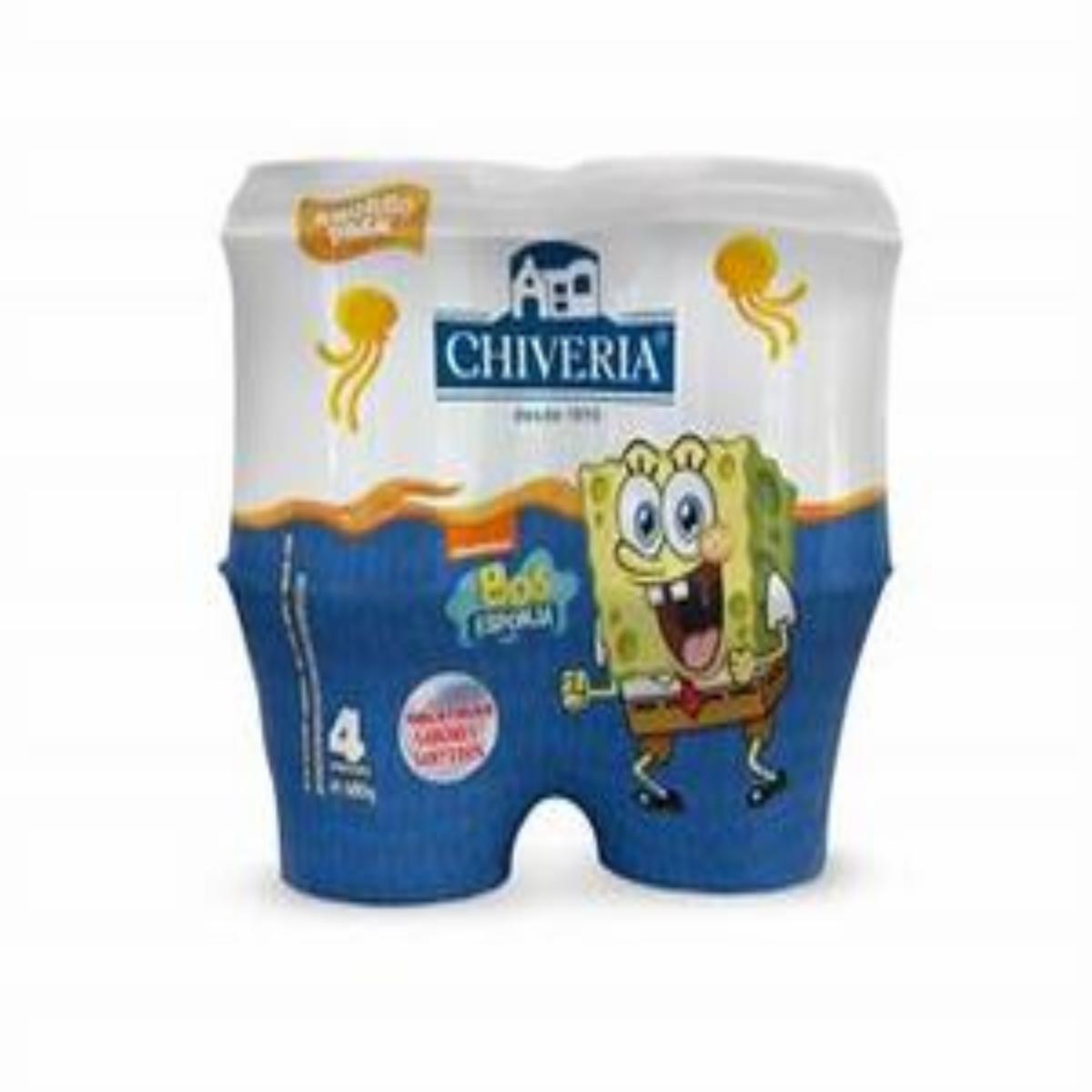 Gelatina Sabores Surtidos CHIVERIA 4 X170 G