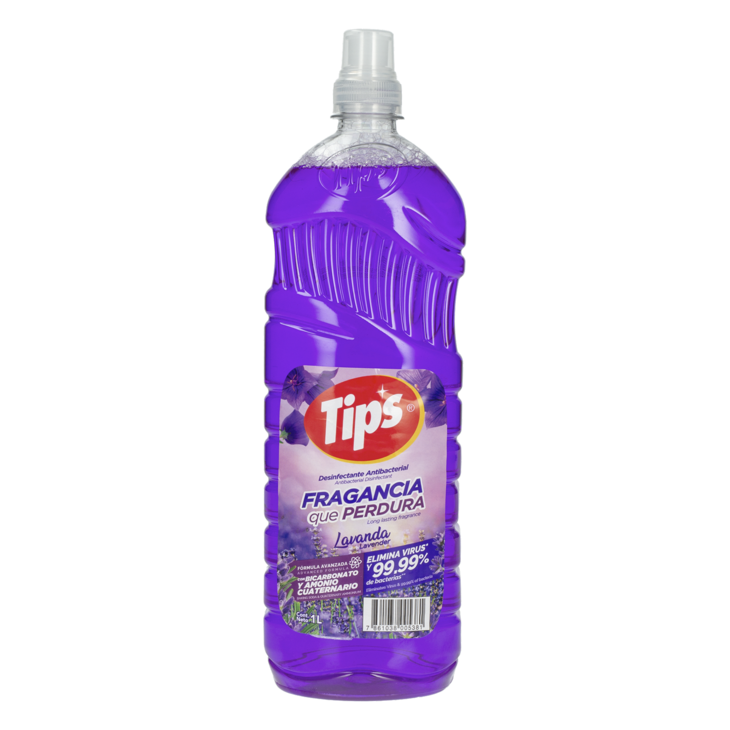 Desinfectante Fragancia Lavanda TIPS 1000 Ml