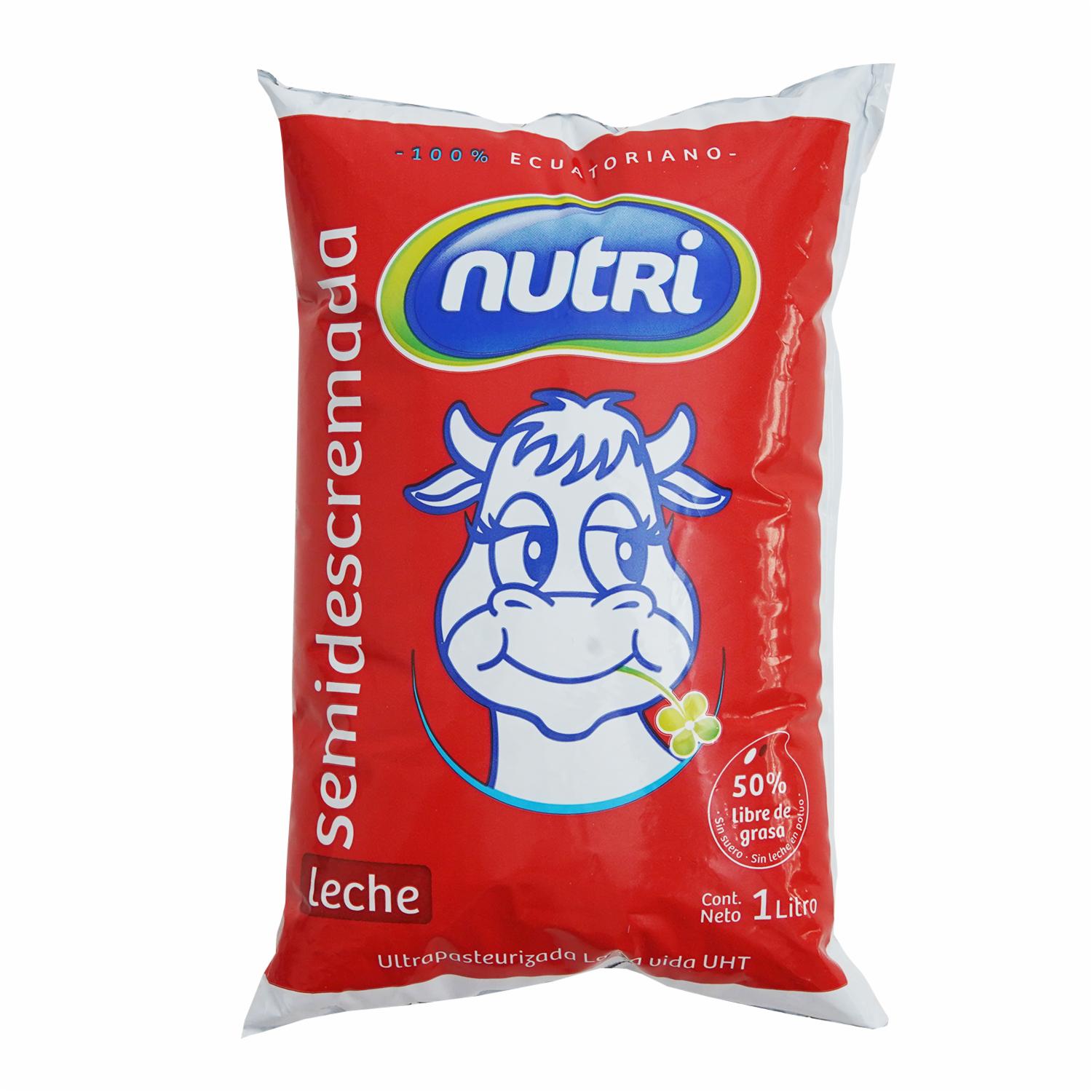 Leche Semidescremada Uht NUTRI Funda