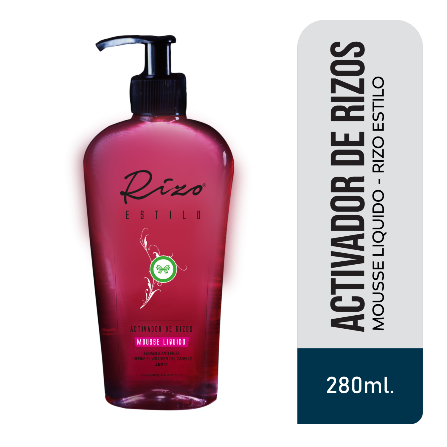 Activador De Rizos Mouse Líquido Estilo ORQUÍDEA 280 Ml