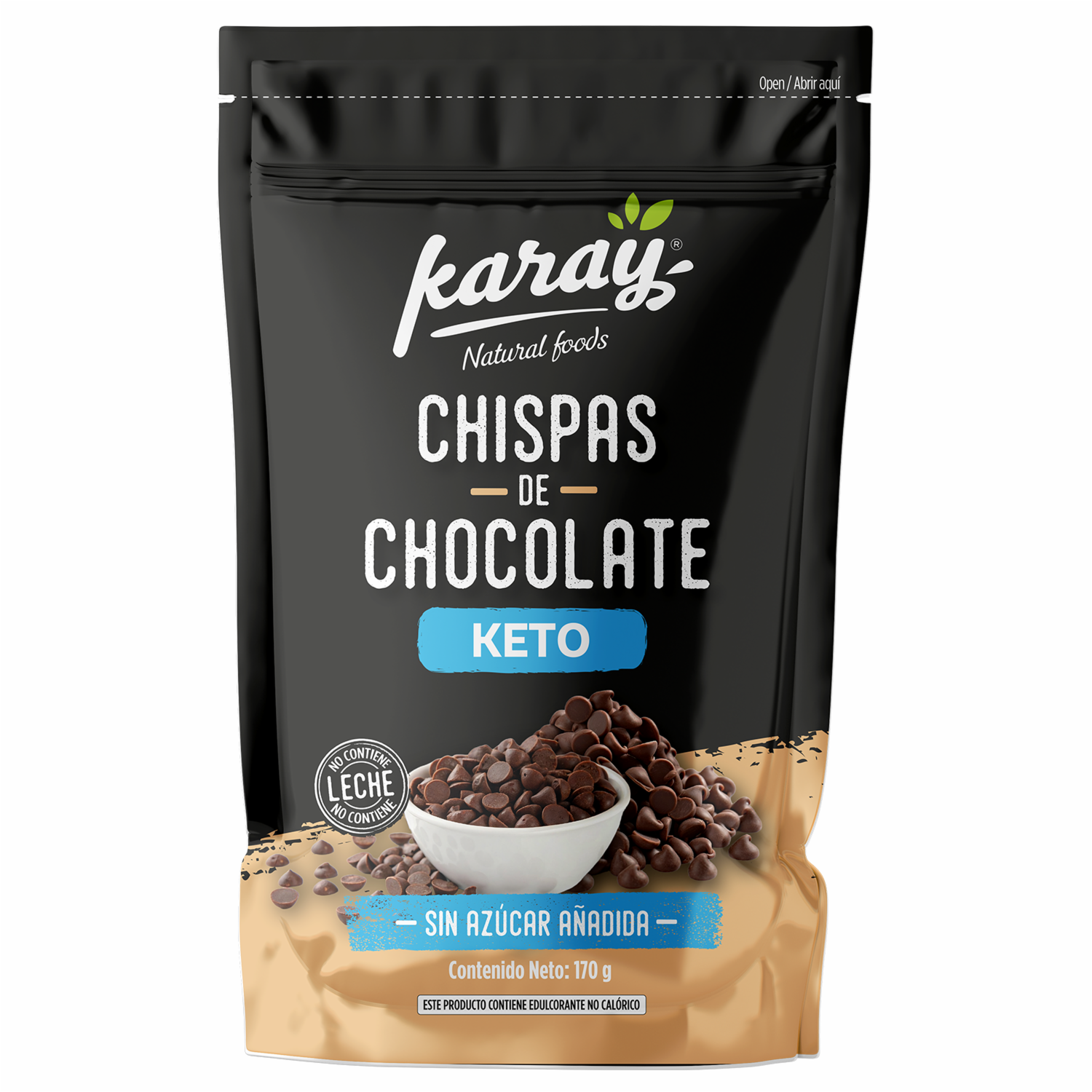 Chispas De Chocolate Keto KARAY 200 G