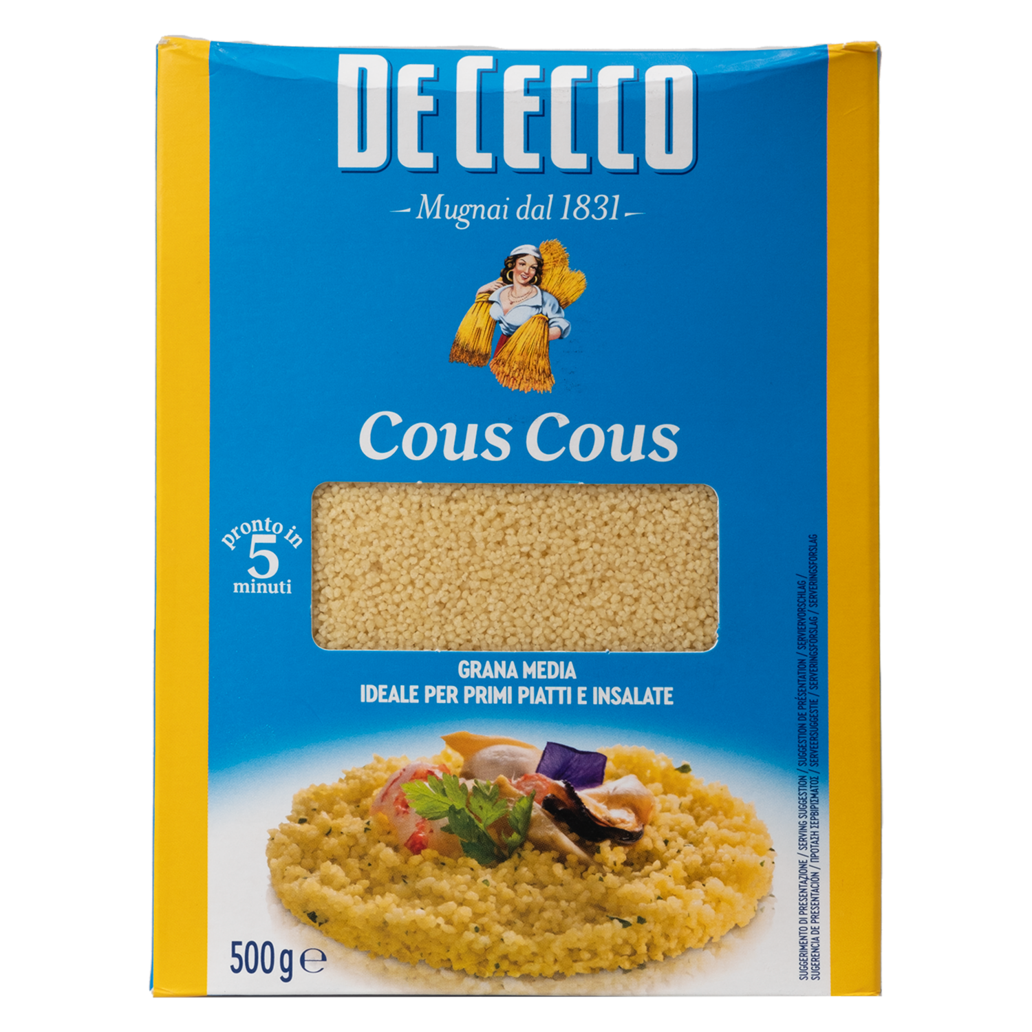 Cous Cous De Sémola De Trigo Duro DE CECCO 500 G