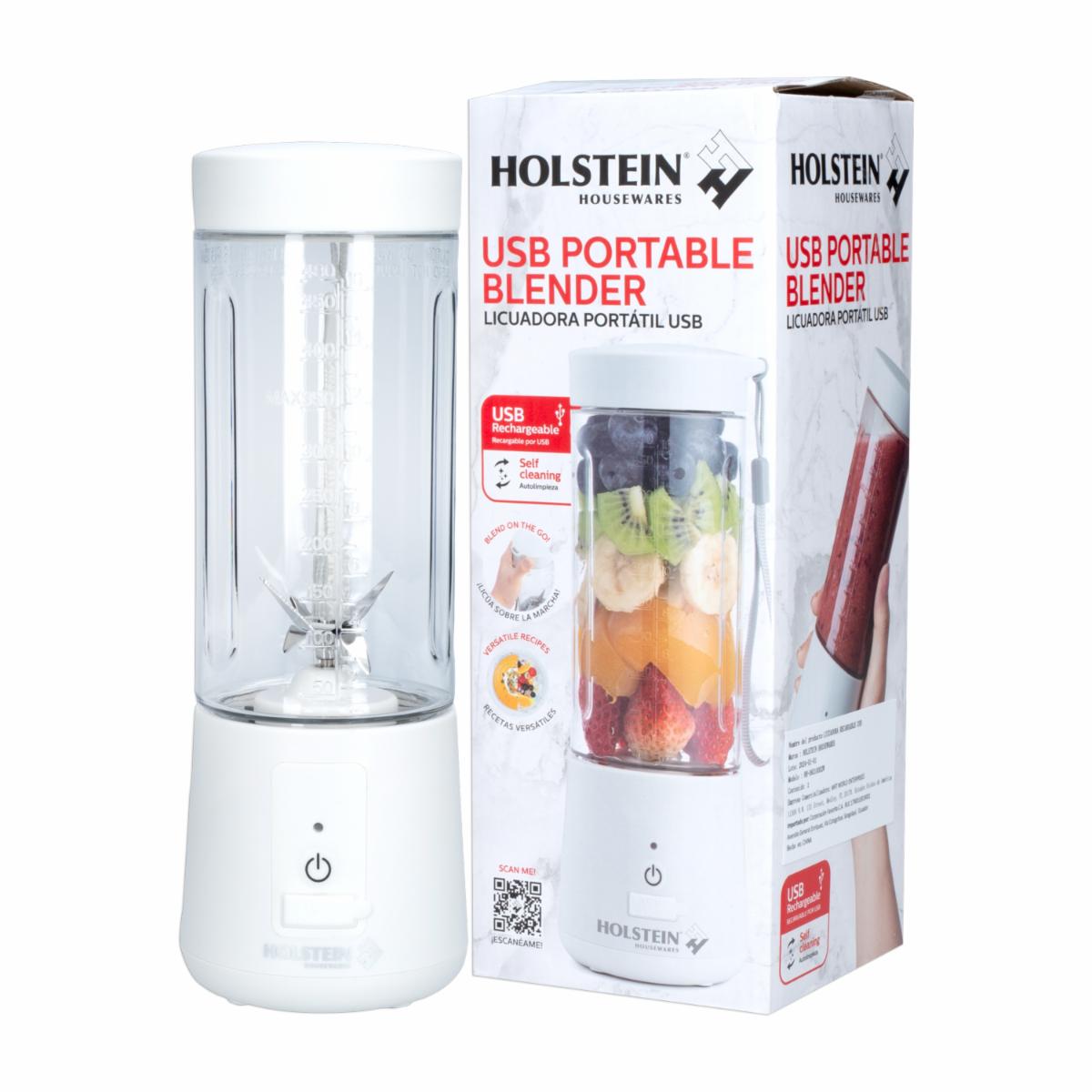 Licuadora 50 Watts Recargable HH-09210002W HOLSTEIN 1 Velocidad - Imagen 3