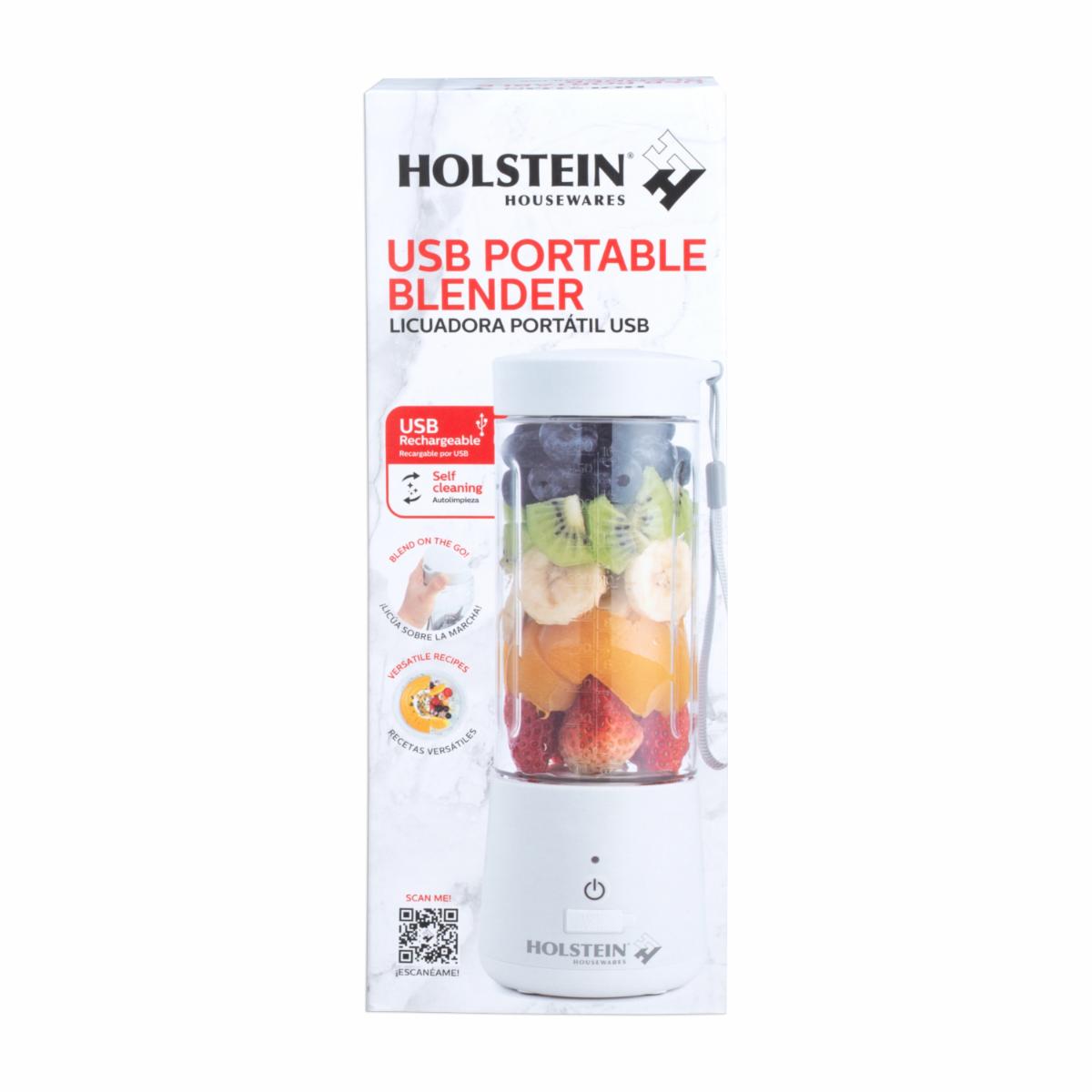 Licuadora 50 Watts Recargable HH-09210002W HOLSTEIN 1 Velocidad - Imagen 4