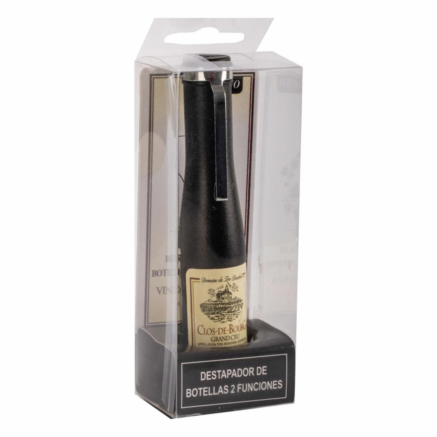Destapador De Botella Y Vino Con Clip FREE HOME Unidad