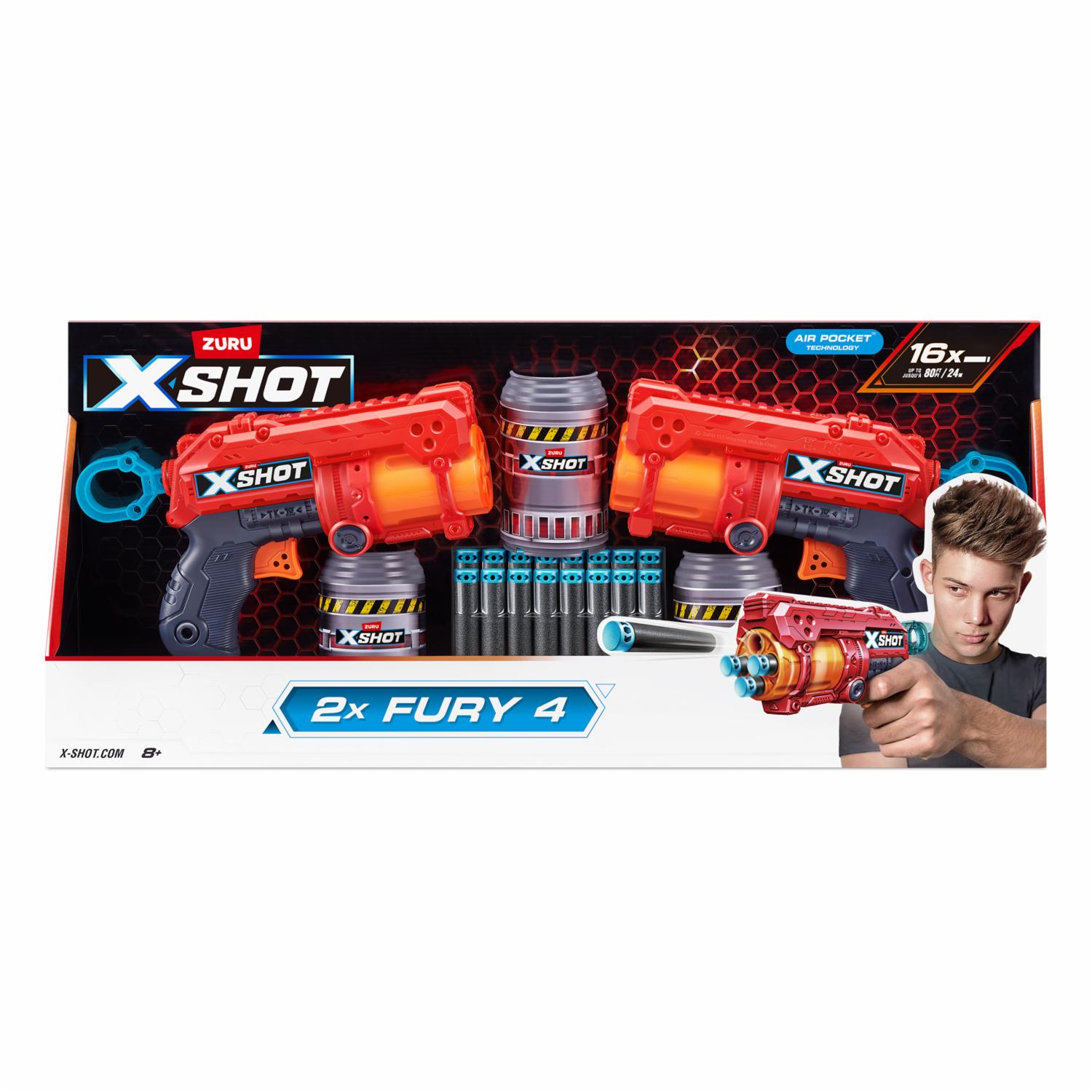 Lanzador Fury X SHOT Incluye 16 Dardos