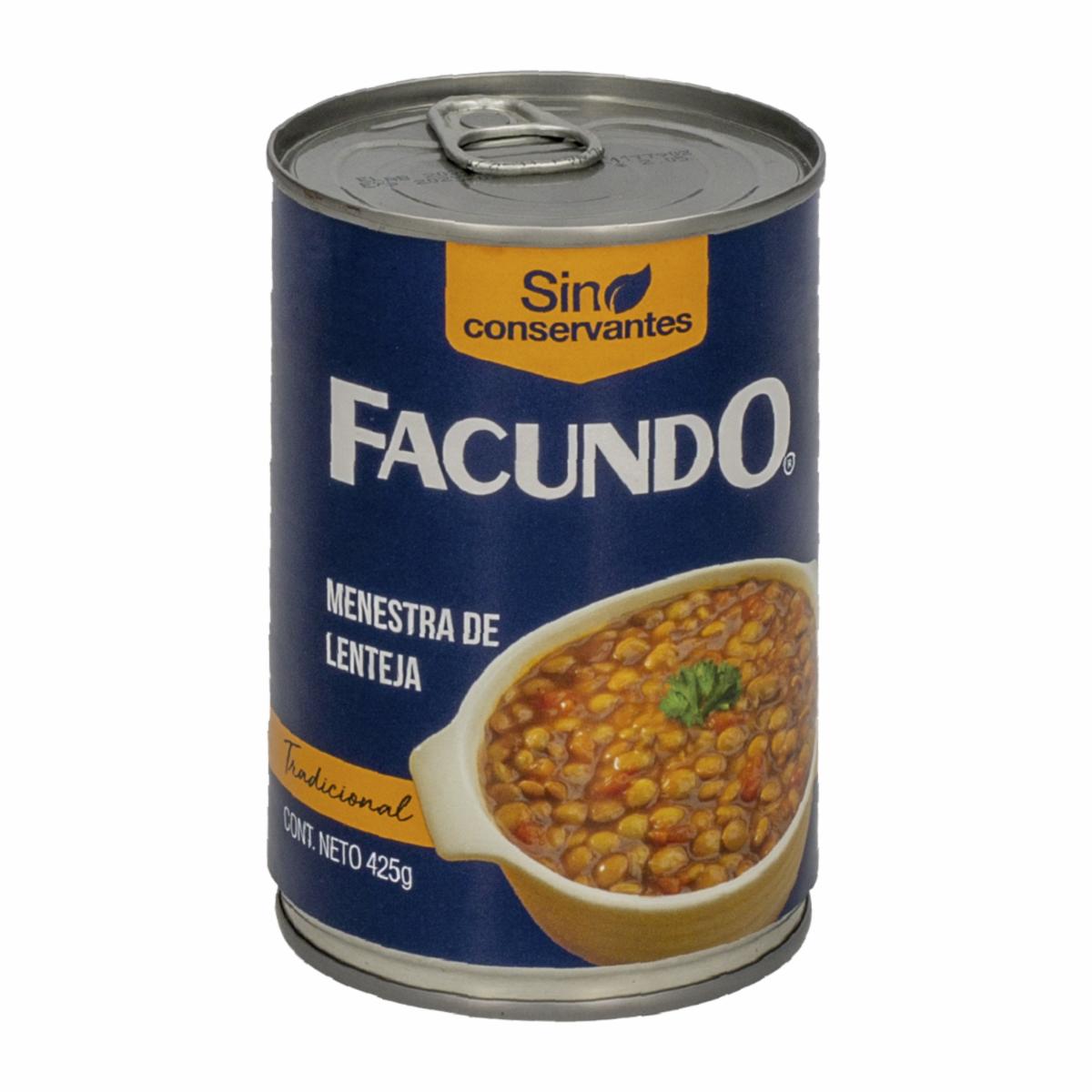 Menestra De Lenteja FACUNDO 425  G