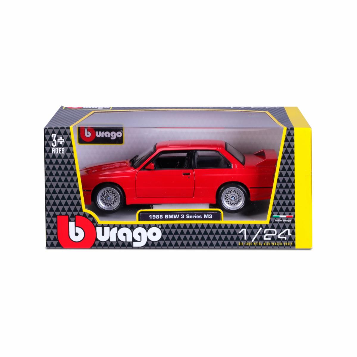 Auto Bmw M3 1988 MAISTO Escala 1:24