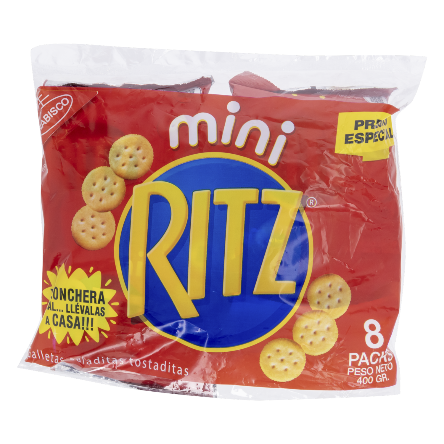 Galletas Saladas Tostaditas Mini RITZ 8X50 G