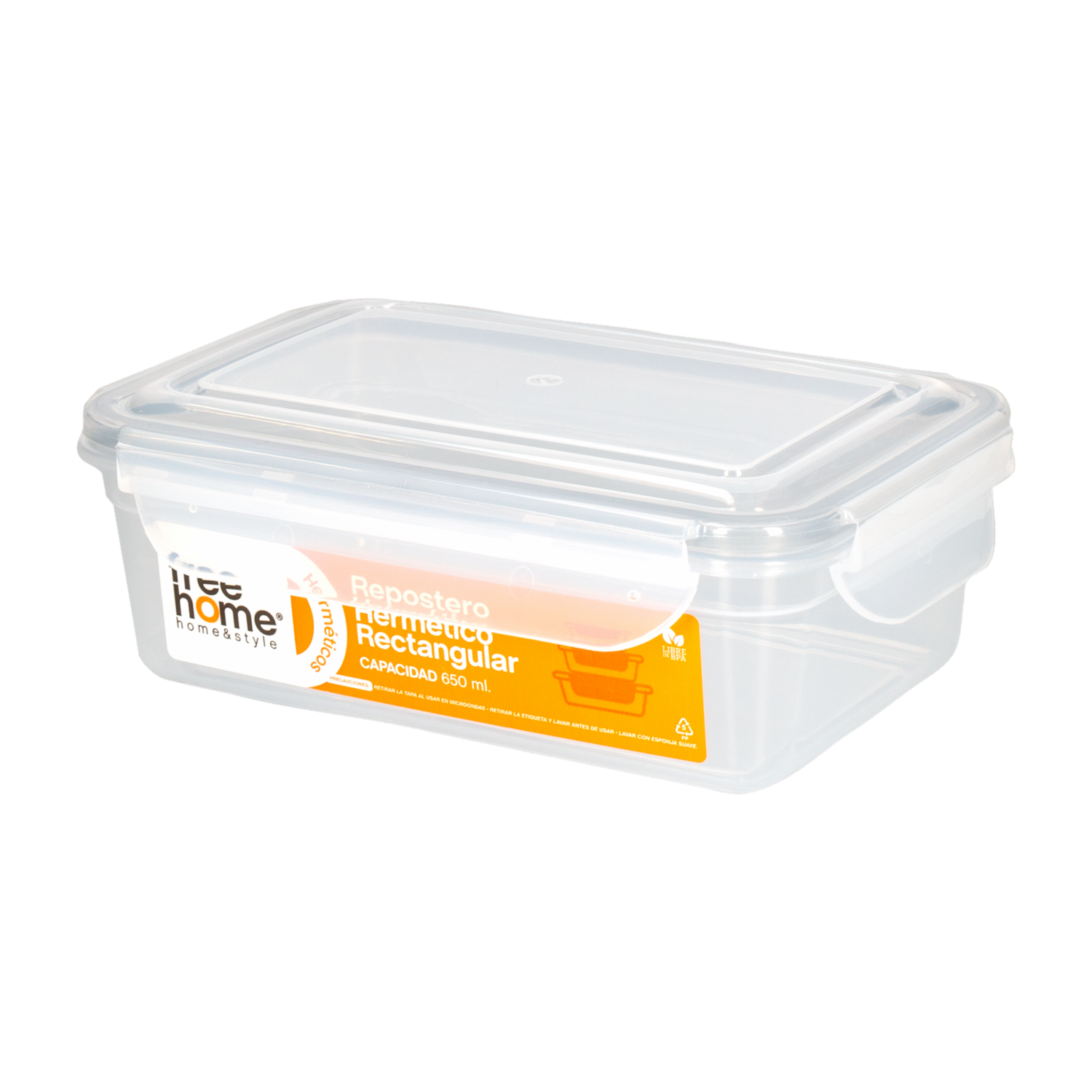 Repostero Hermético Rectangular FREE HOME 150 Ml