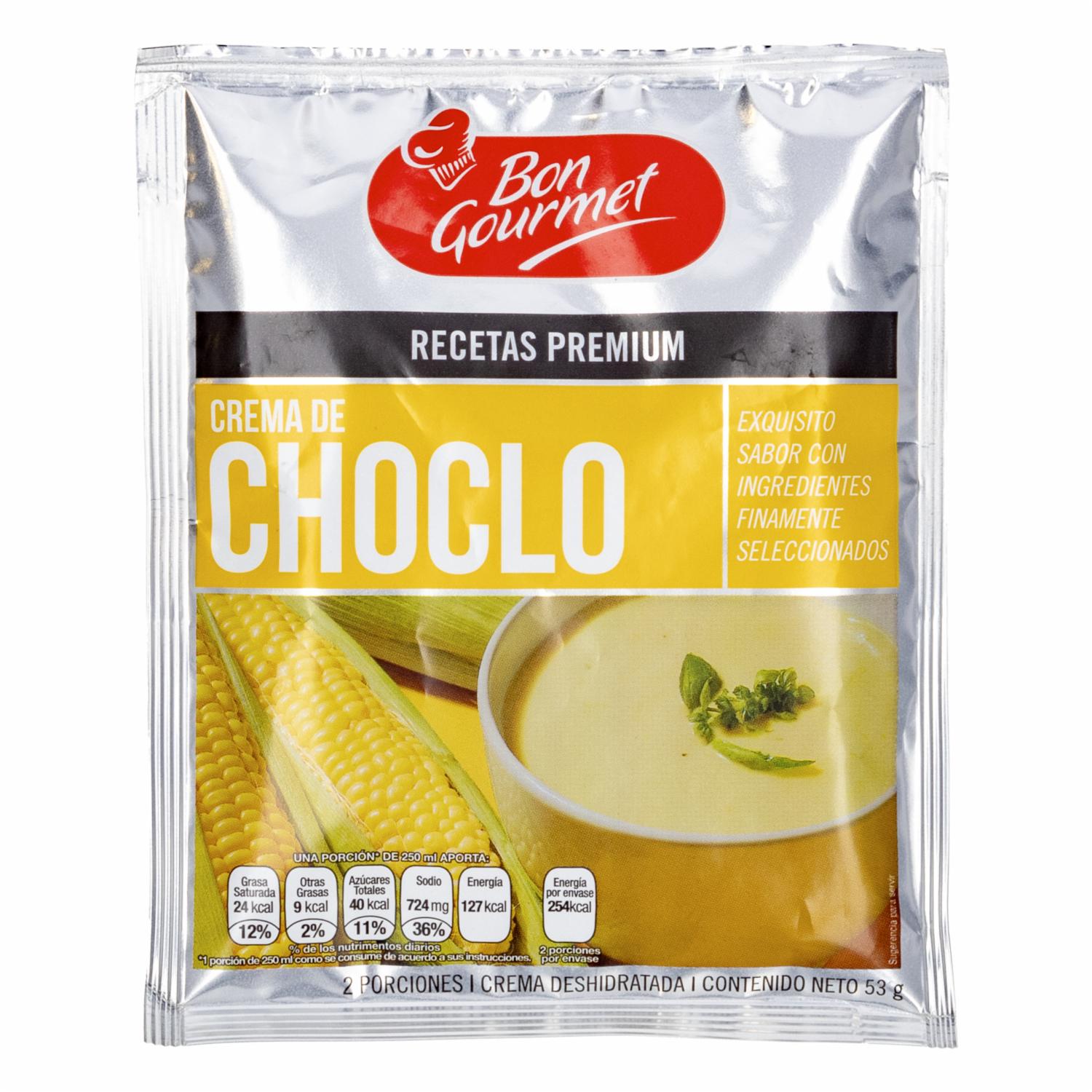 Crema De Choclo En Sobre BONGOURMET 53 G