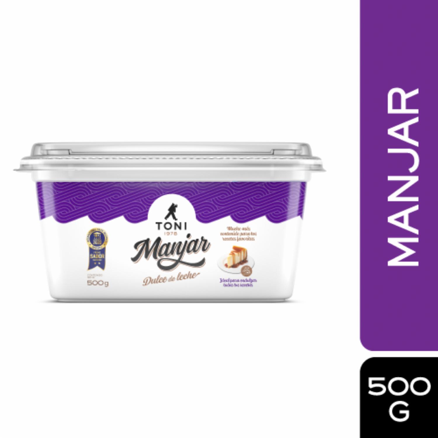 Manjar Dulce De Leche TONI 500 G