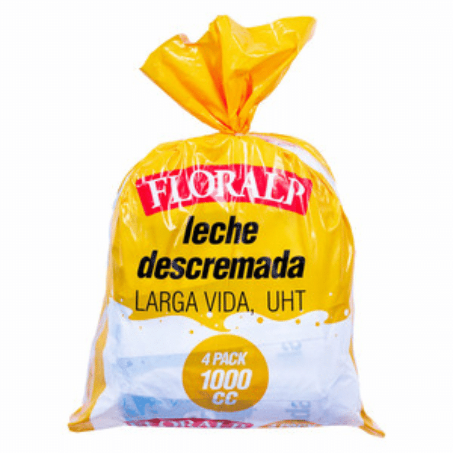 Pack De Leche Descremada FLORALP 4 Uds X 1000 Ml