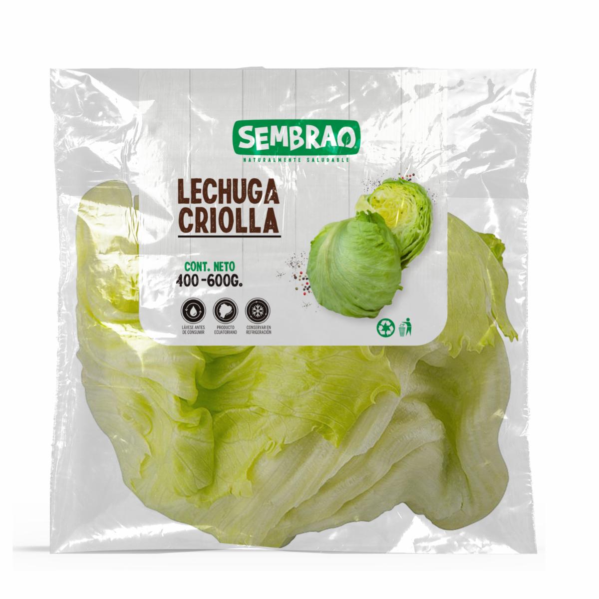 Lechuga Criolla SEMBRAO 400 G